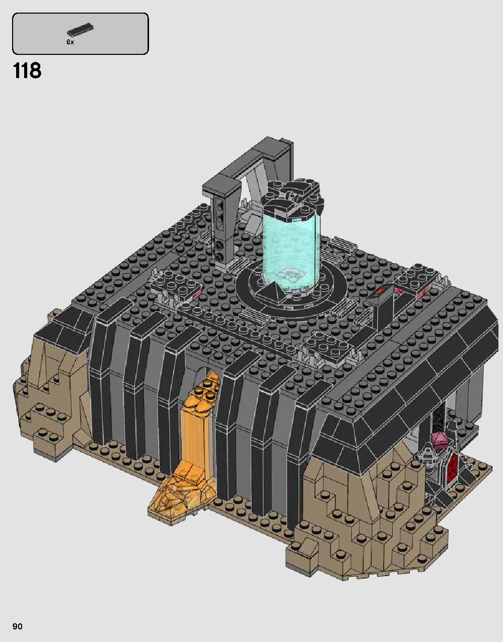 ダース・ベイダーの城 75251 レゴの商品情報 レゴの説明書・組立方法 90 page