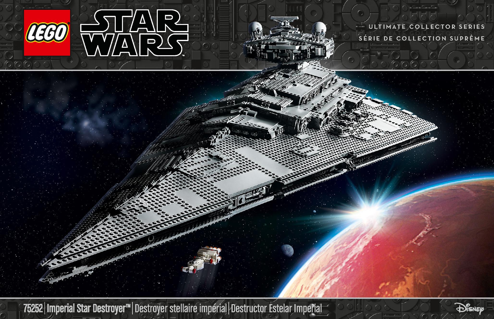 Imperial Star Destroyer 75252 LEGO information LEGO instructions 1 page
