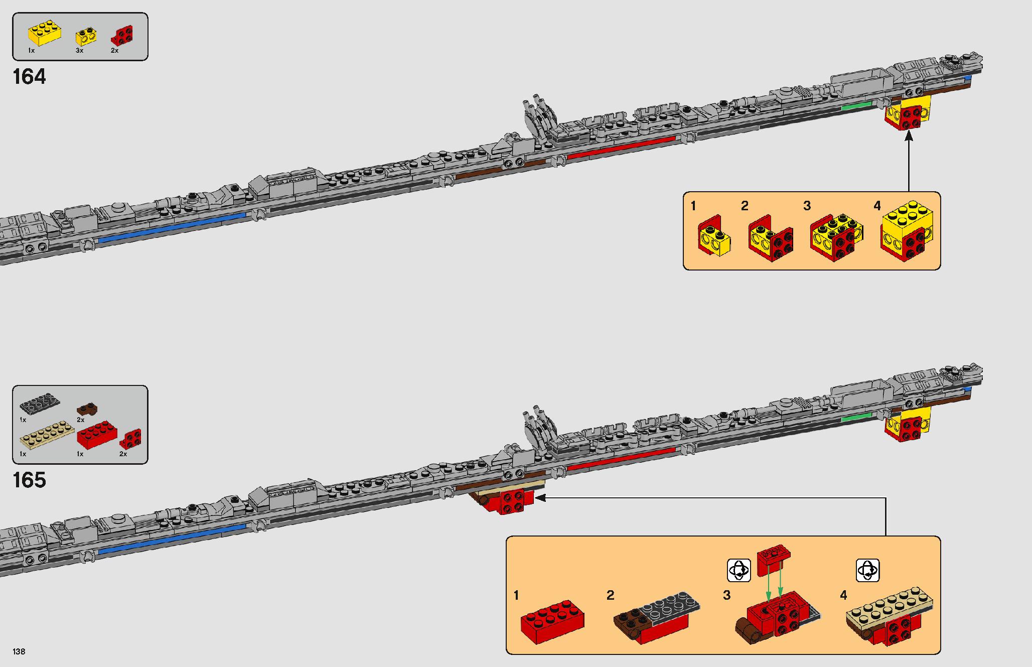 Imperial Star Destroyer 75252 LEGO information LEGO instructions 138 page