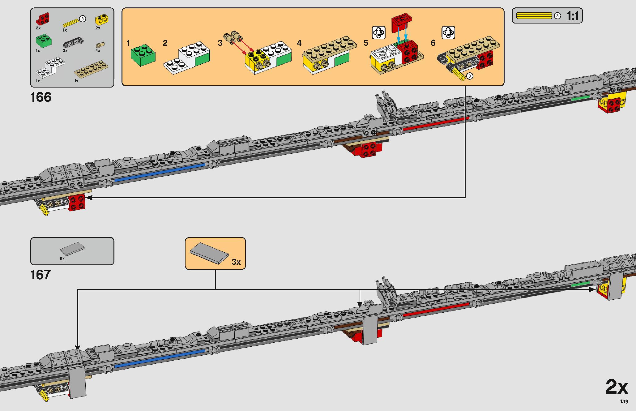 Imperial Star Destroyer 75252 LEGO information LEGO instructions 139 page