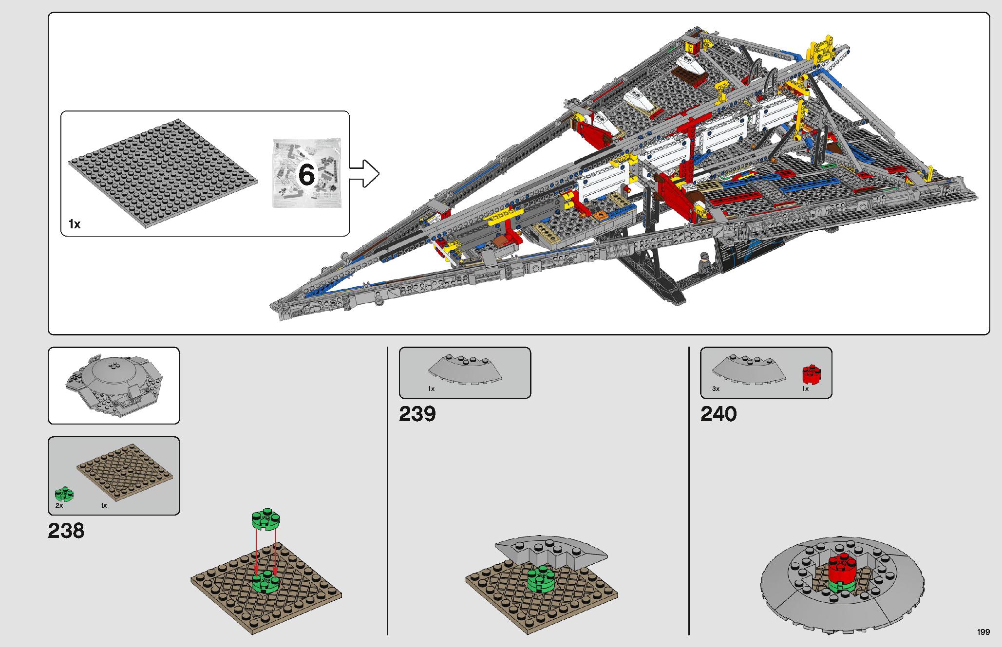 Imperial Star Destroyer 75252 LEGO information LEGO instructions 199 page