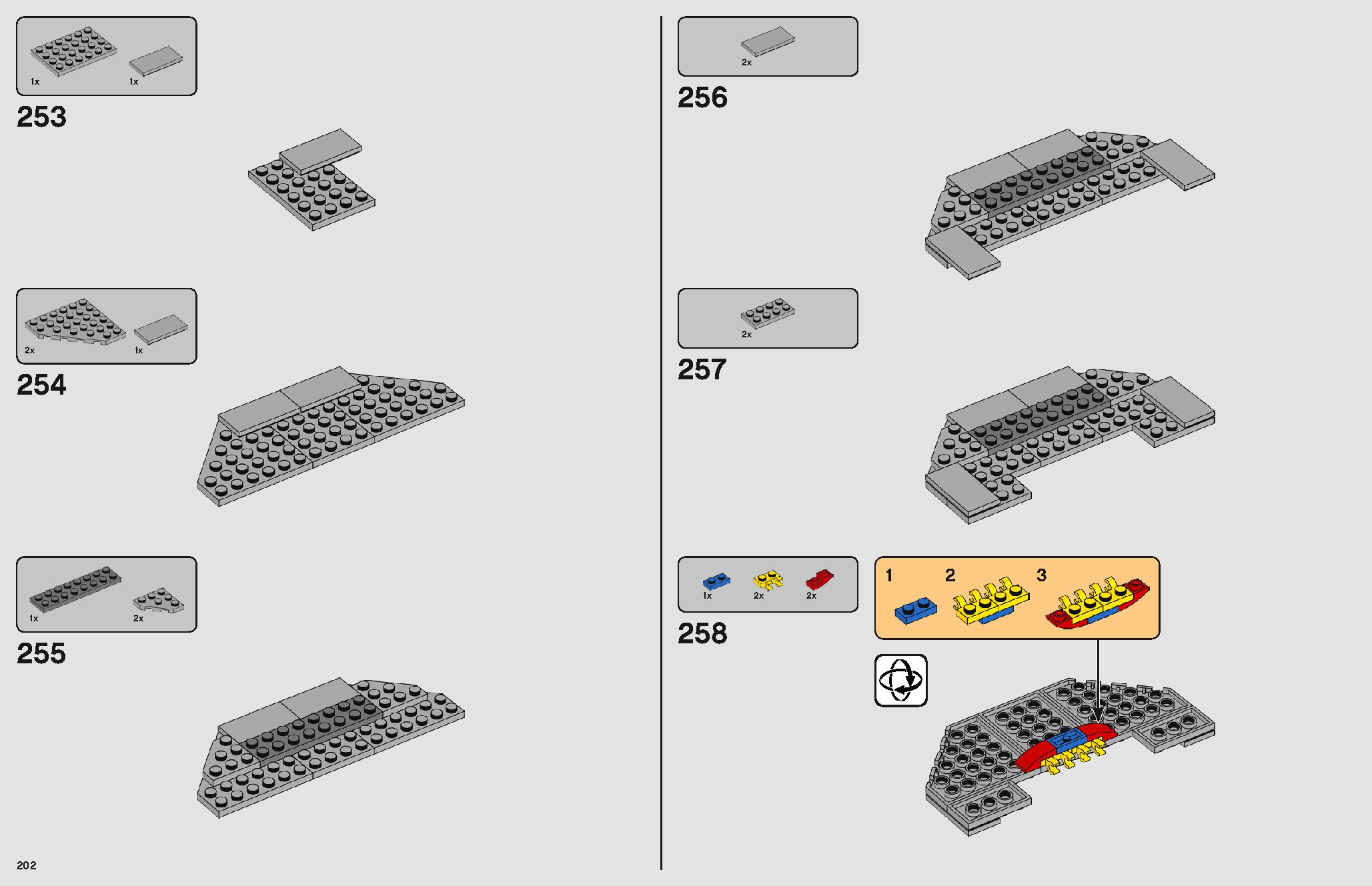 Imperial Star Destroyer 75252 LEGO information LEGO instructions 202 page