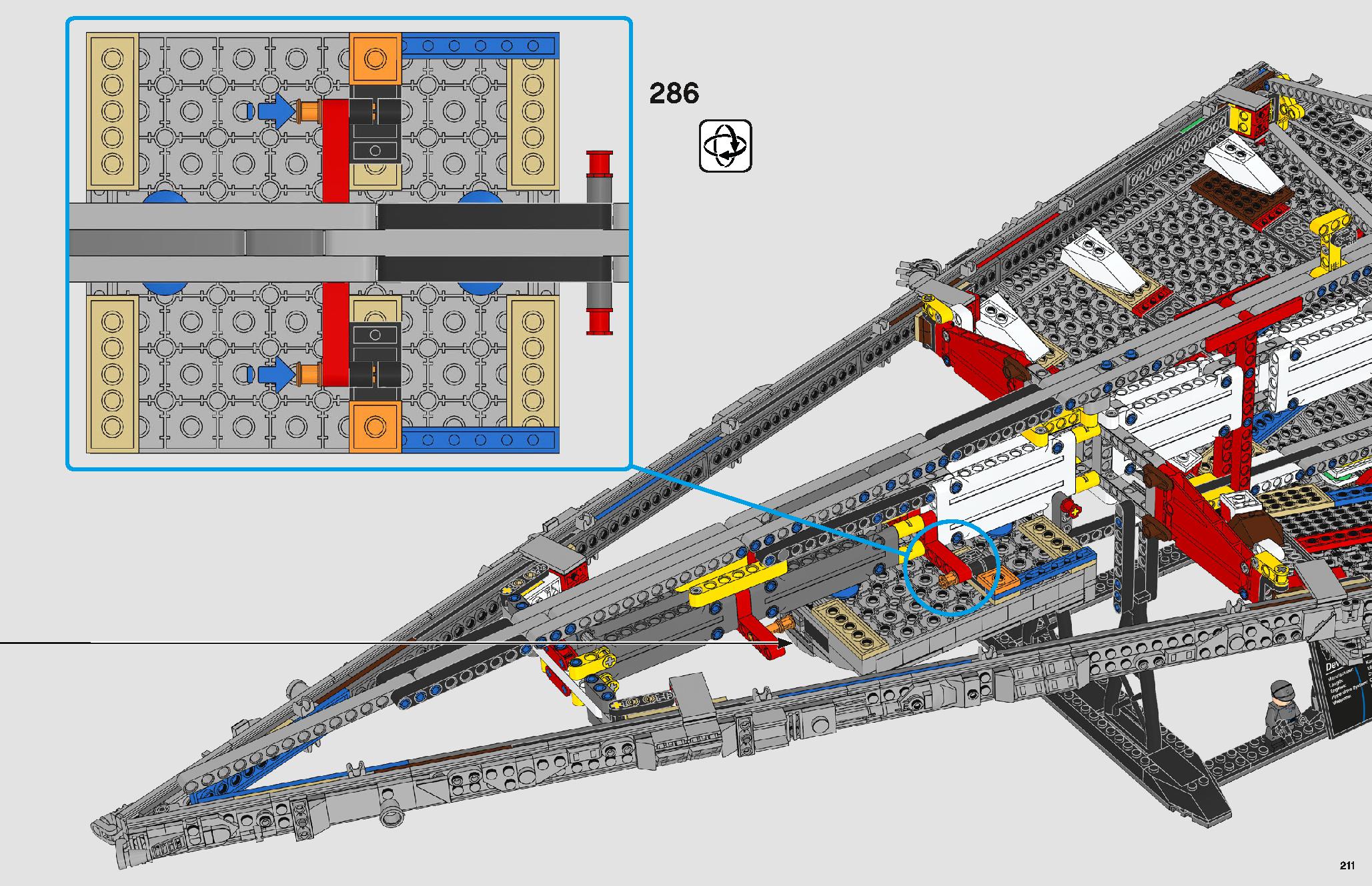 Imperial Star Destroyer 75252 LEGO information LEGO instructions 211 page