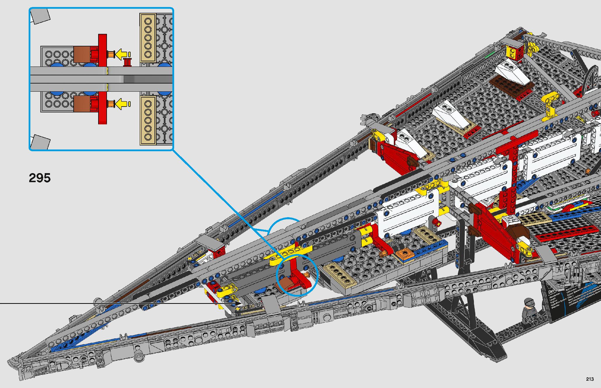 Imperial Star Destroyer 75252 LEGO information LEGO instructions 213 page