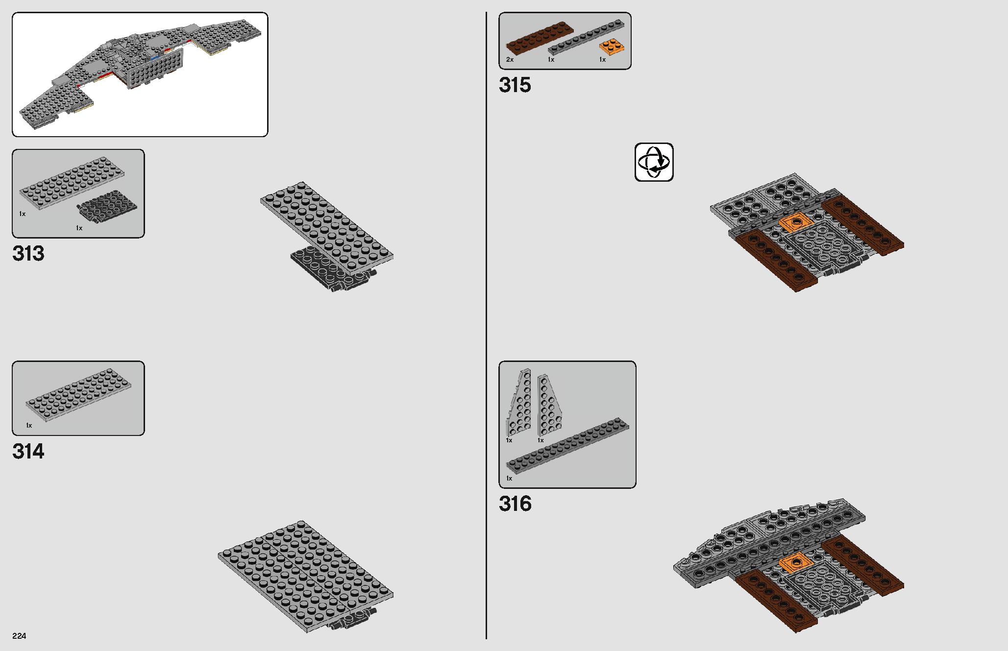 Imperial Star Destroyer 75252 LEGO information LEGO instructions 224 page
