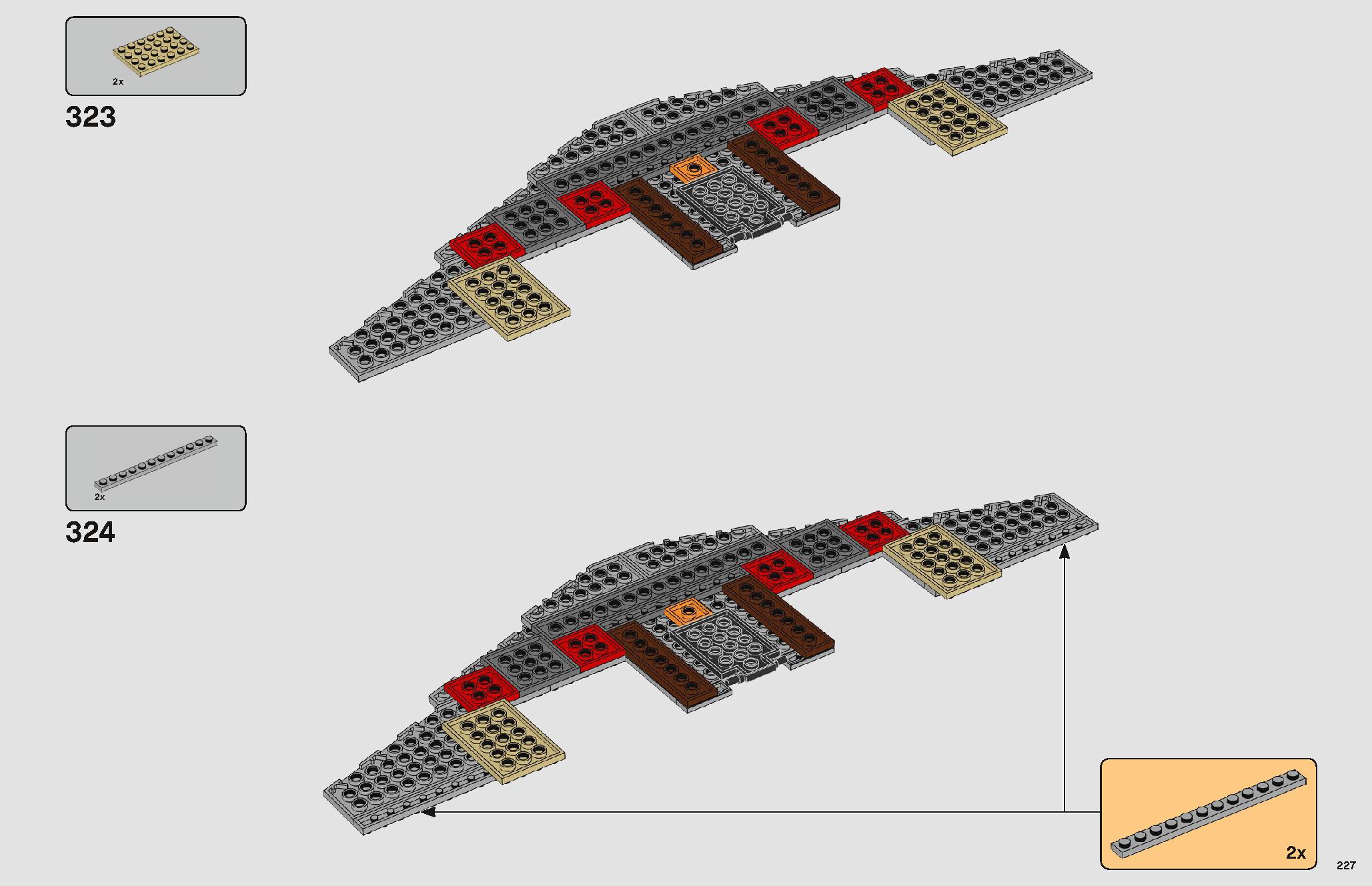 Imperial Star Destroyer 75252 LEGO information LEGO instructions 227 page