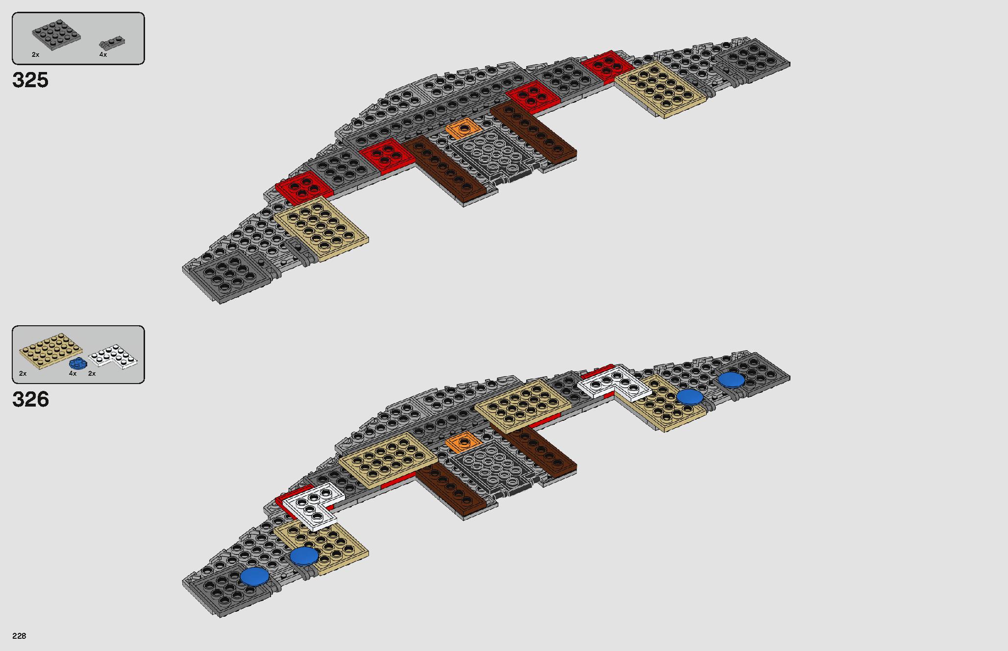 Imperial Star Destroyer 75252 LEGO information LEGO instructions 228 page