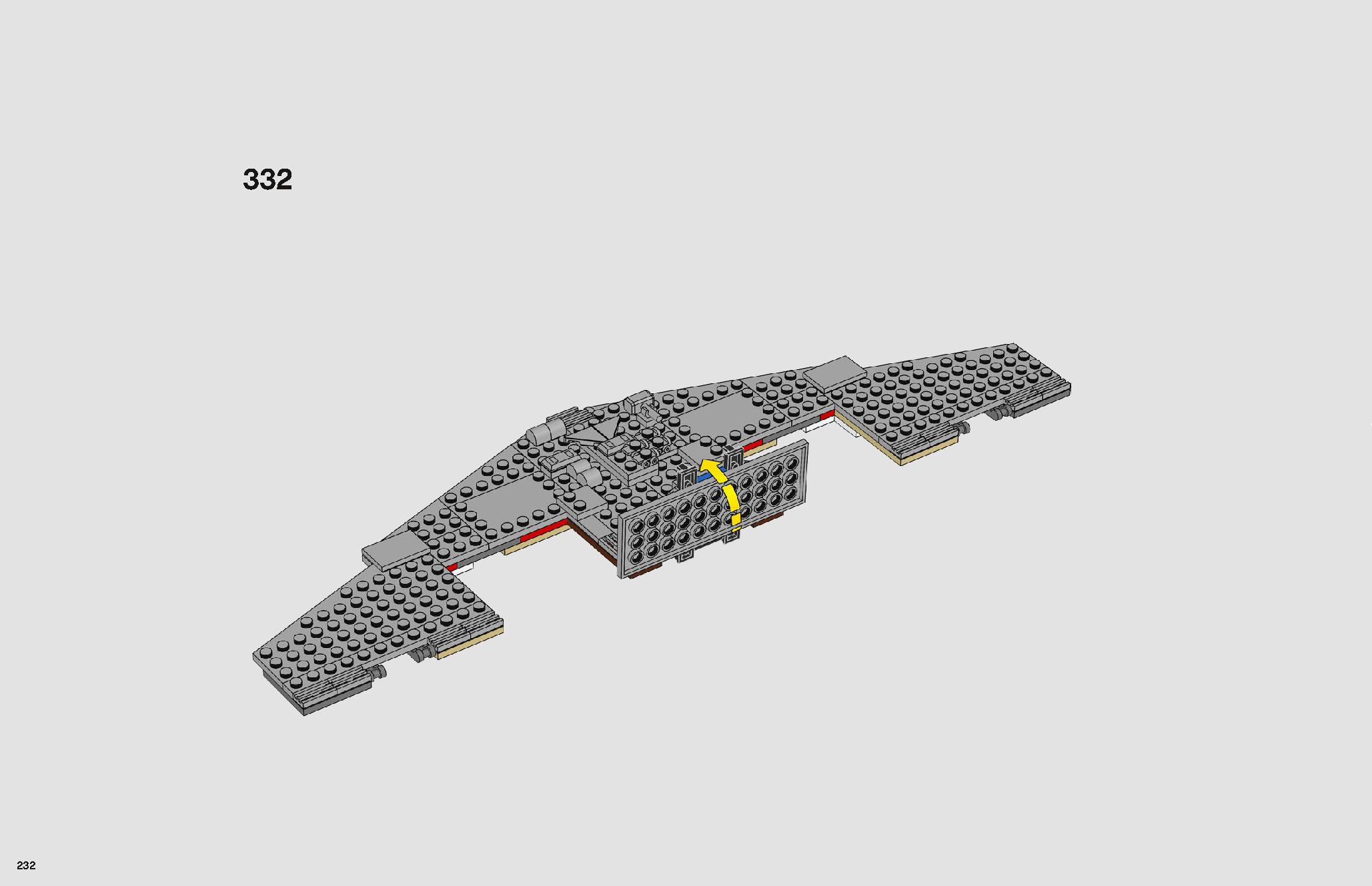 Imperial Star Destroyer 75252 LEGO information LEGO instructions 232 page