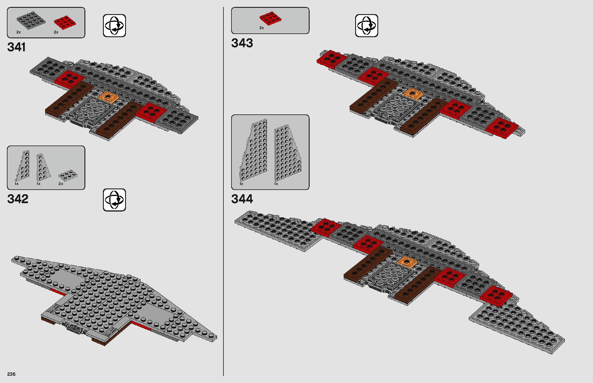 Imperial Star Destroyer 75252 LEGO information LEGO instructions 236 page