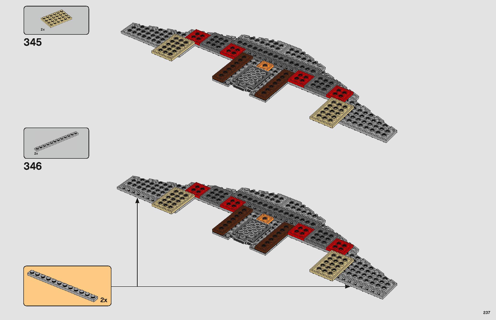 Imperial Star Destroyer 75252 LEGO information LEGO instructions 237 page