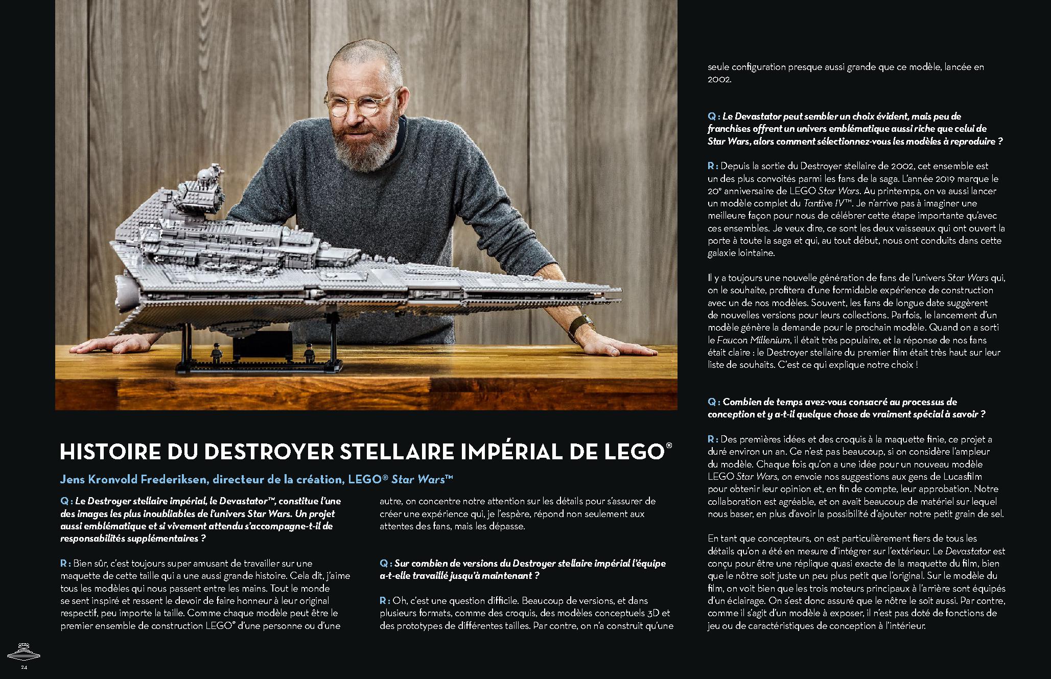 Imperial Star Destroyer 75252 LEGO information LEGO instructions 24 page