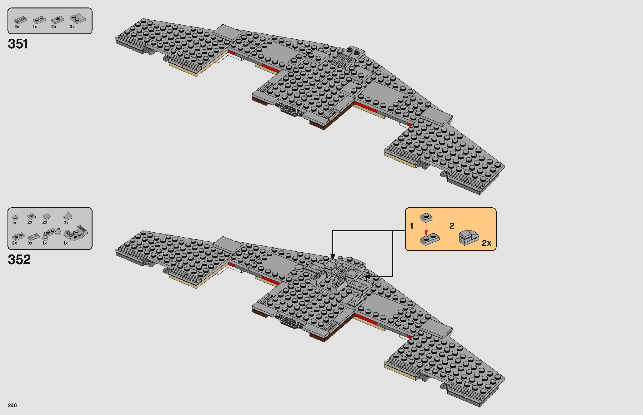 Imperial Star Destroyer 75252 LEGO information LEGO instructions 240 page
