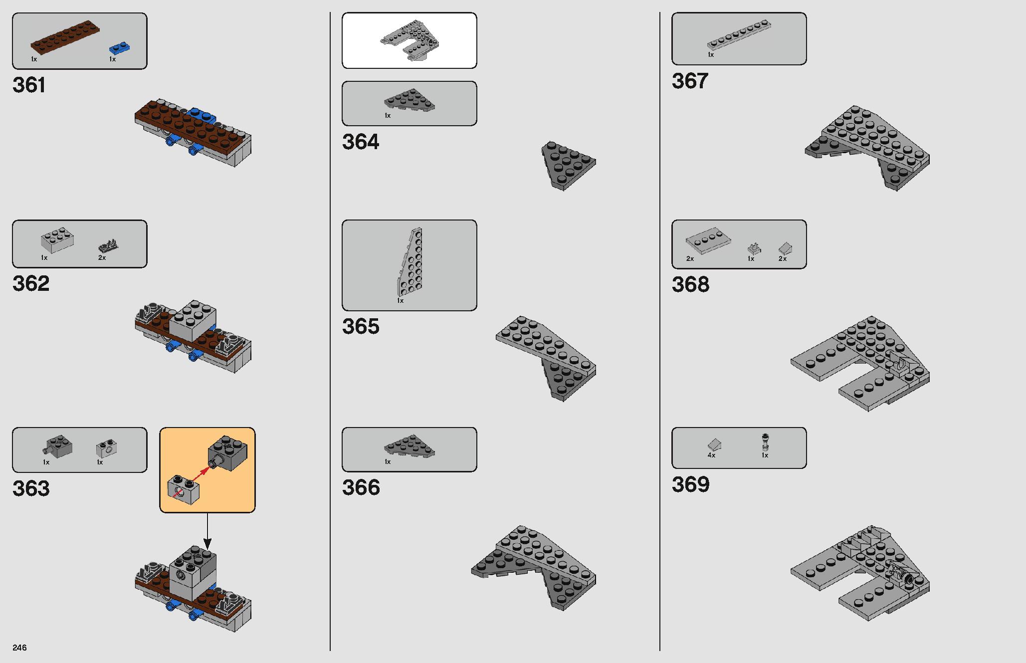 Imperial Star Destroyer 75252 LEGO information LEGO instructions 246 page