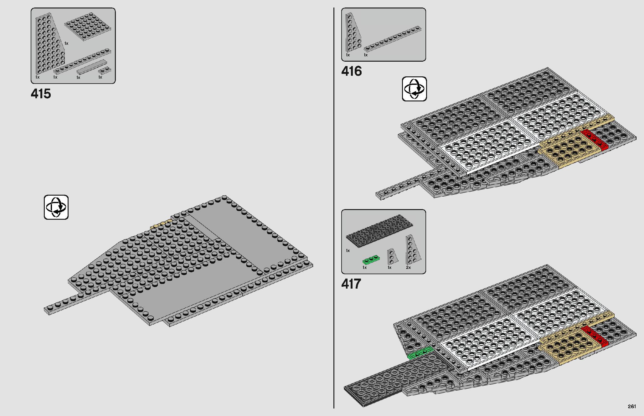 Imperial Star Destroyer 75252 LEGO information LEGO instructions 261 page