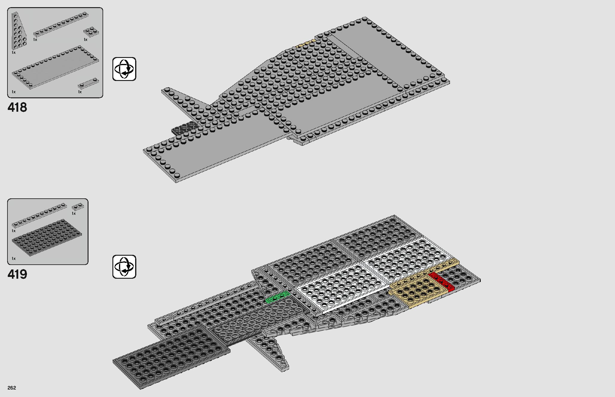 Imperial Star Destroyer 75252 LEGO information LEGO instructions 262 page
