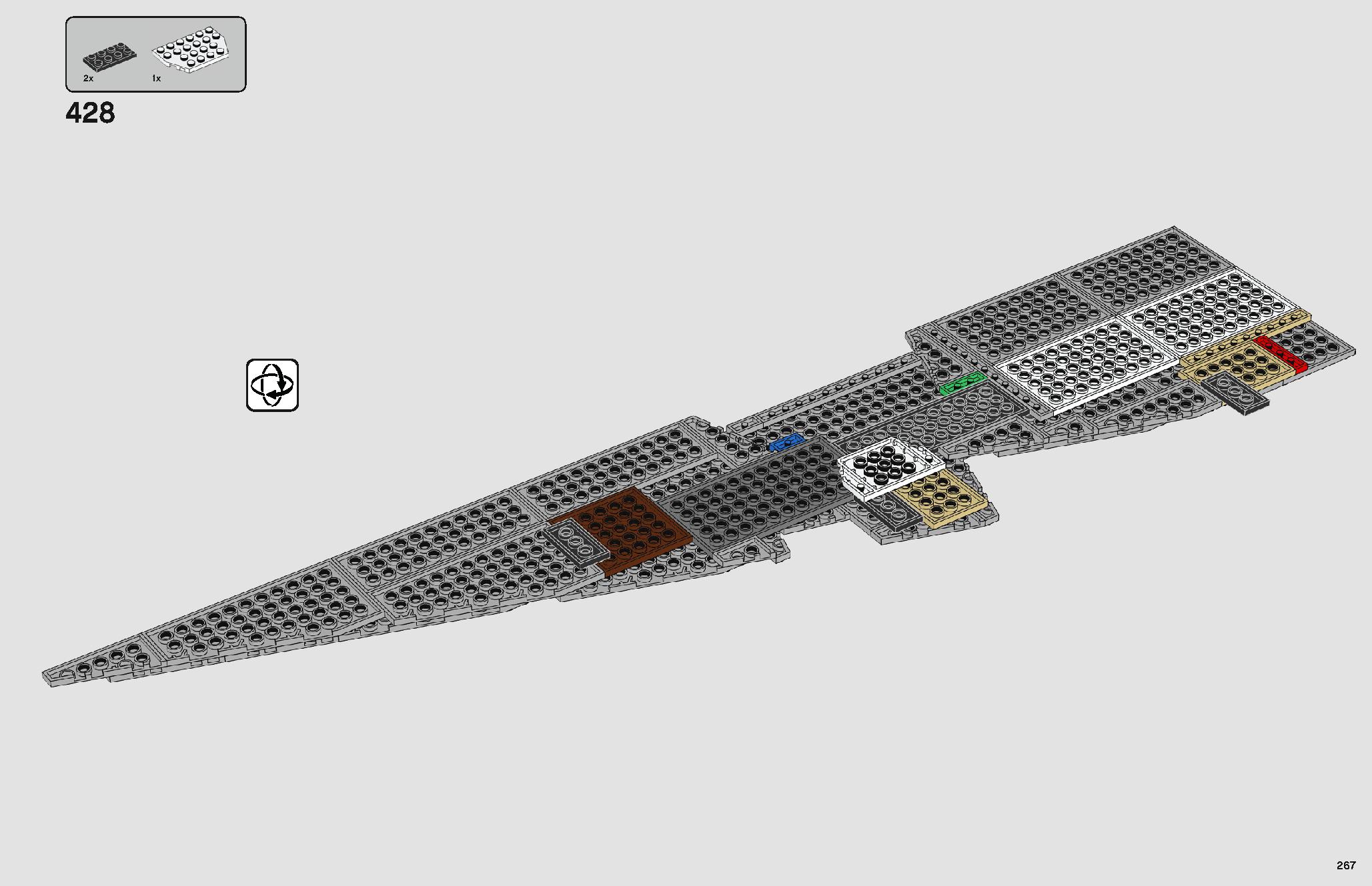 Imperial Star Destroyer 75252 LEGO information LEGO instructions 267 page