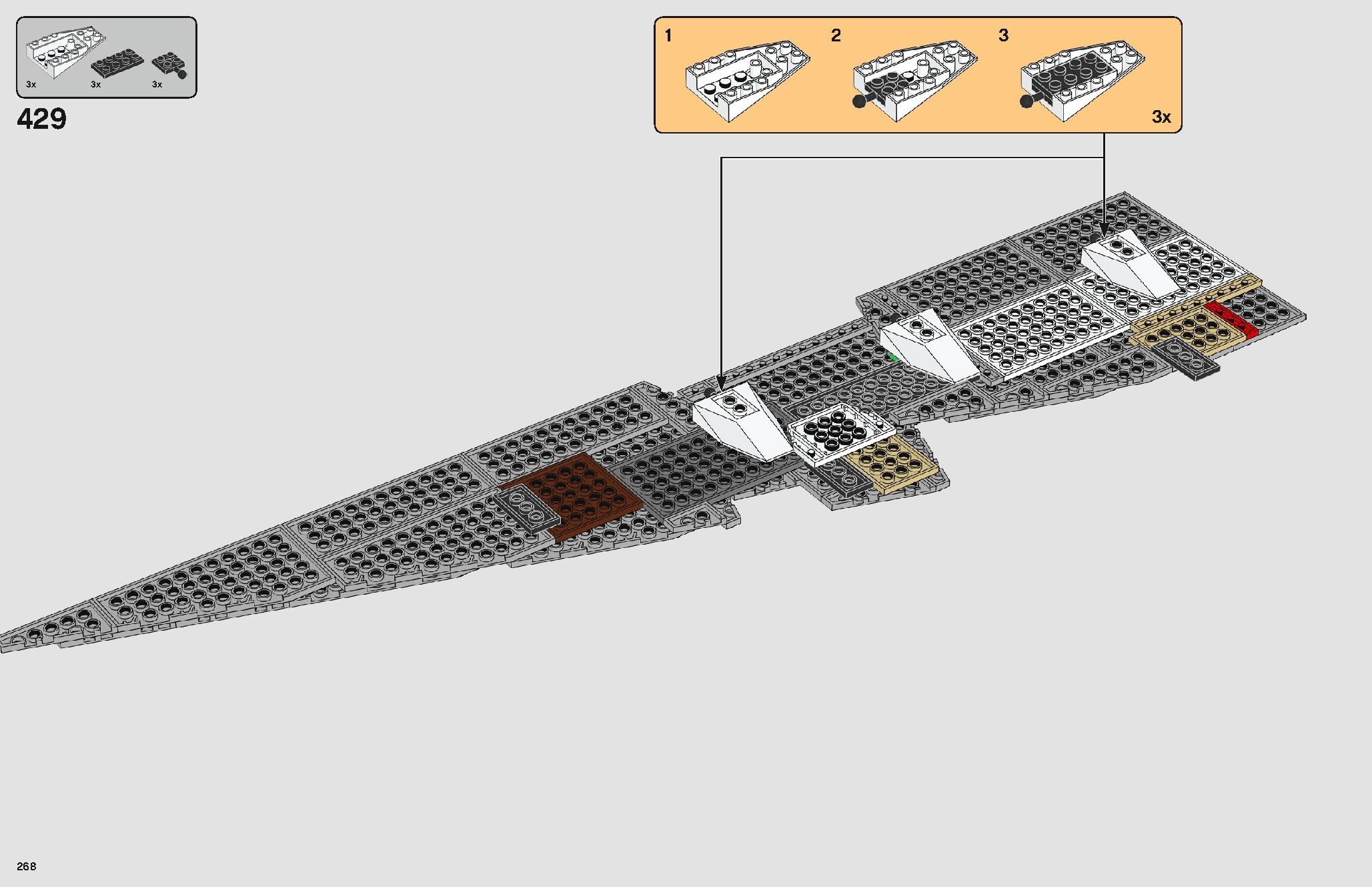 Imperial Star Destroyer 75252 LEGO information LEGO instructions 268 page