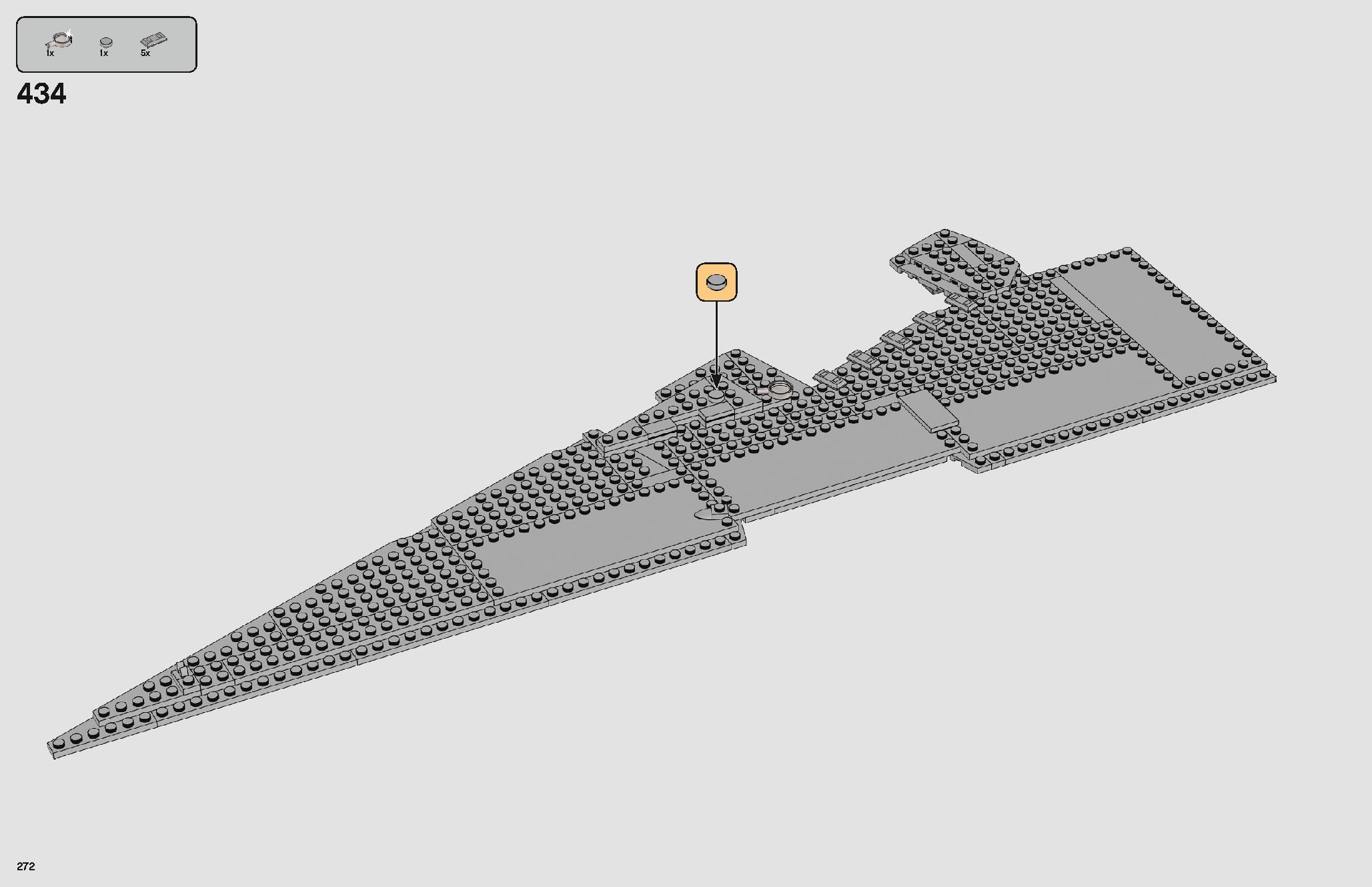 Imperial Star Destroyer 75252 LEGO information LEGO instructions 272 page