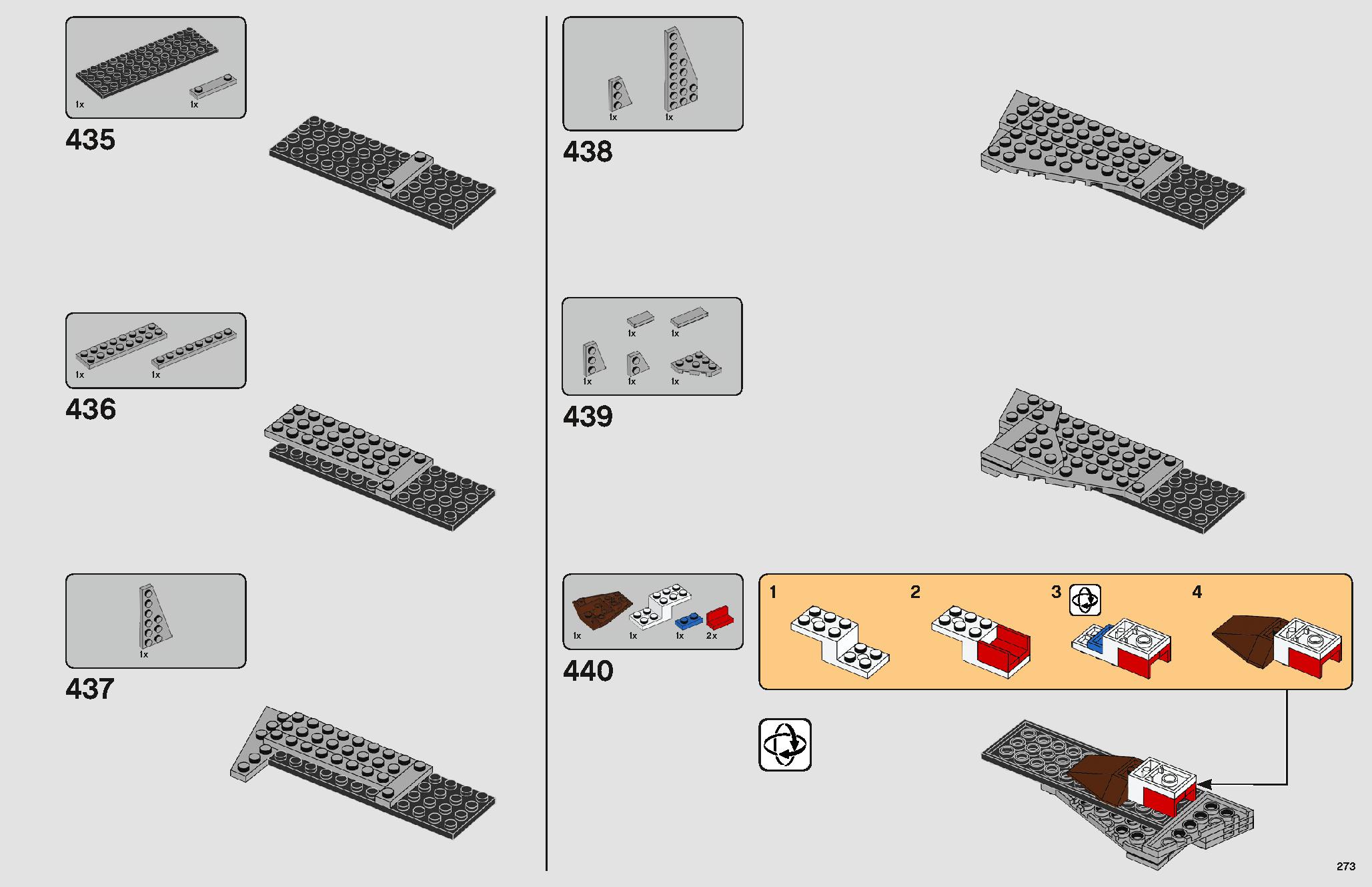 Imperial Star Destroyer 75252 LEGO information LEGO instructions 273 page