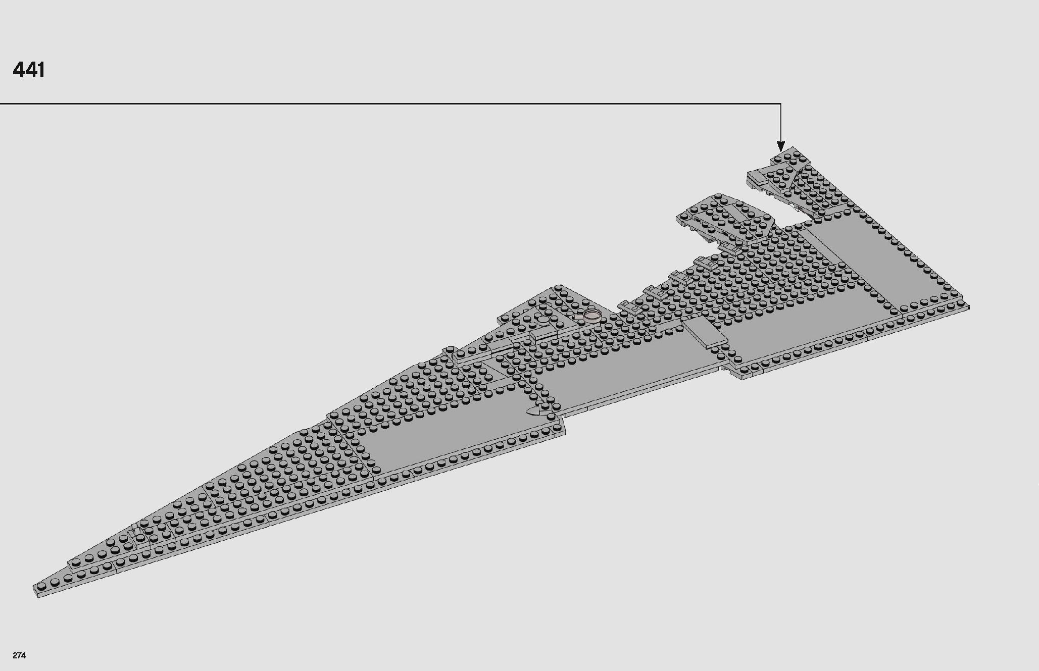 Imperial Star Destroyer 75252 レゴの商品情報 レゴの説明書・組立方法 274 page