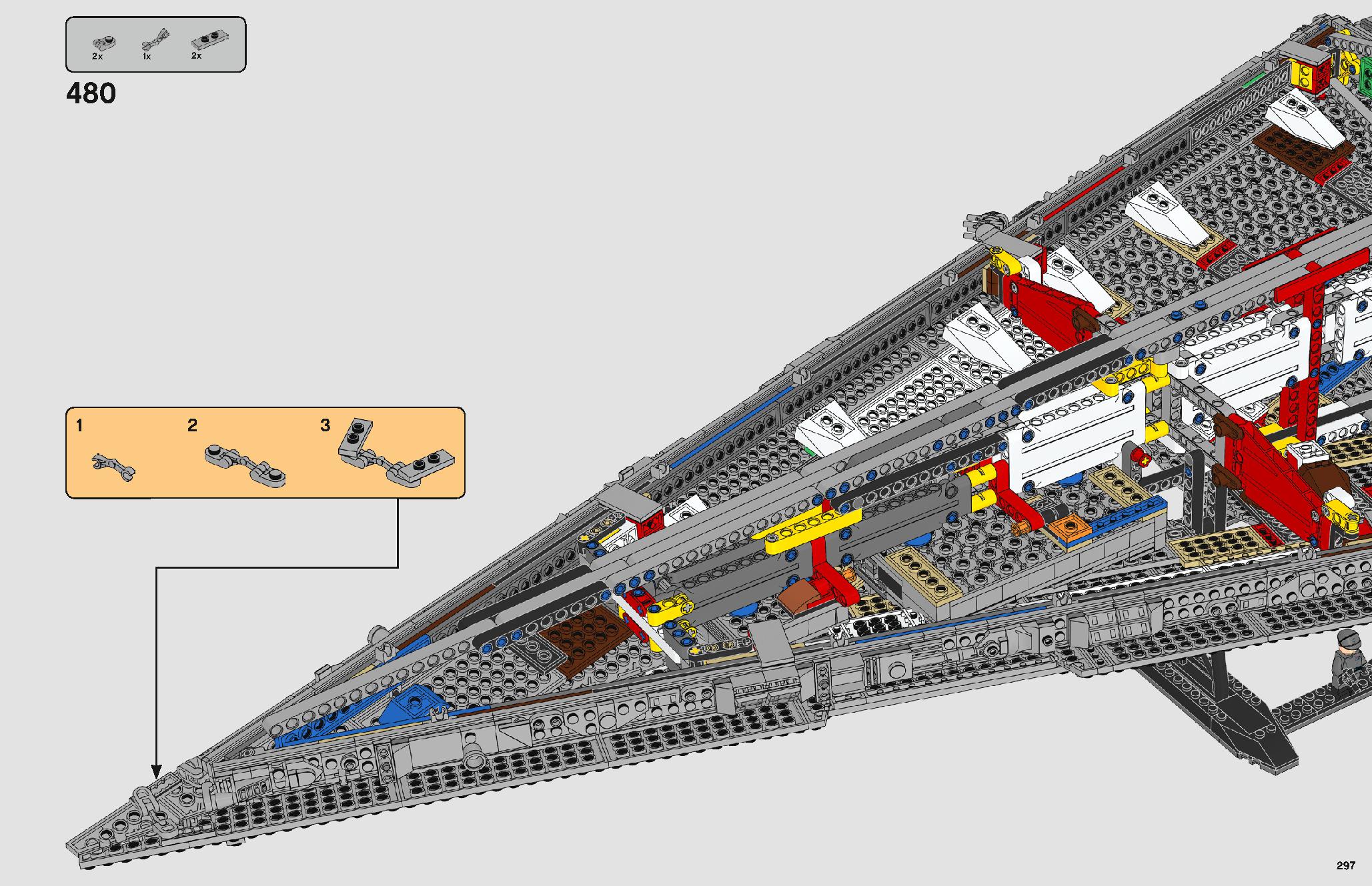 Imperial Star Destroyer 75252 LEGO information LEGO instructions 297 page