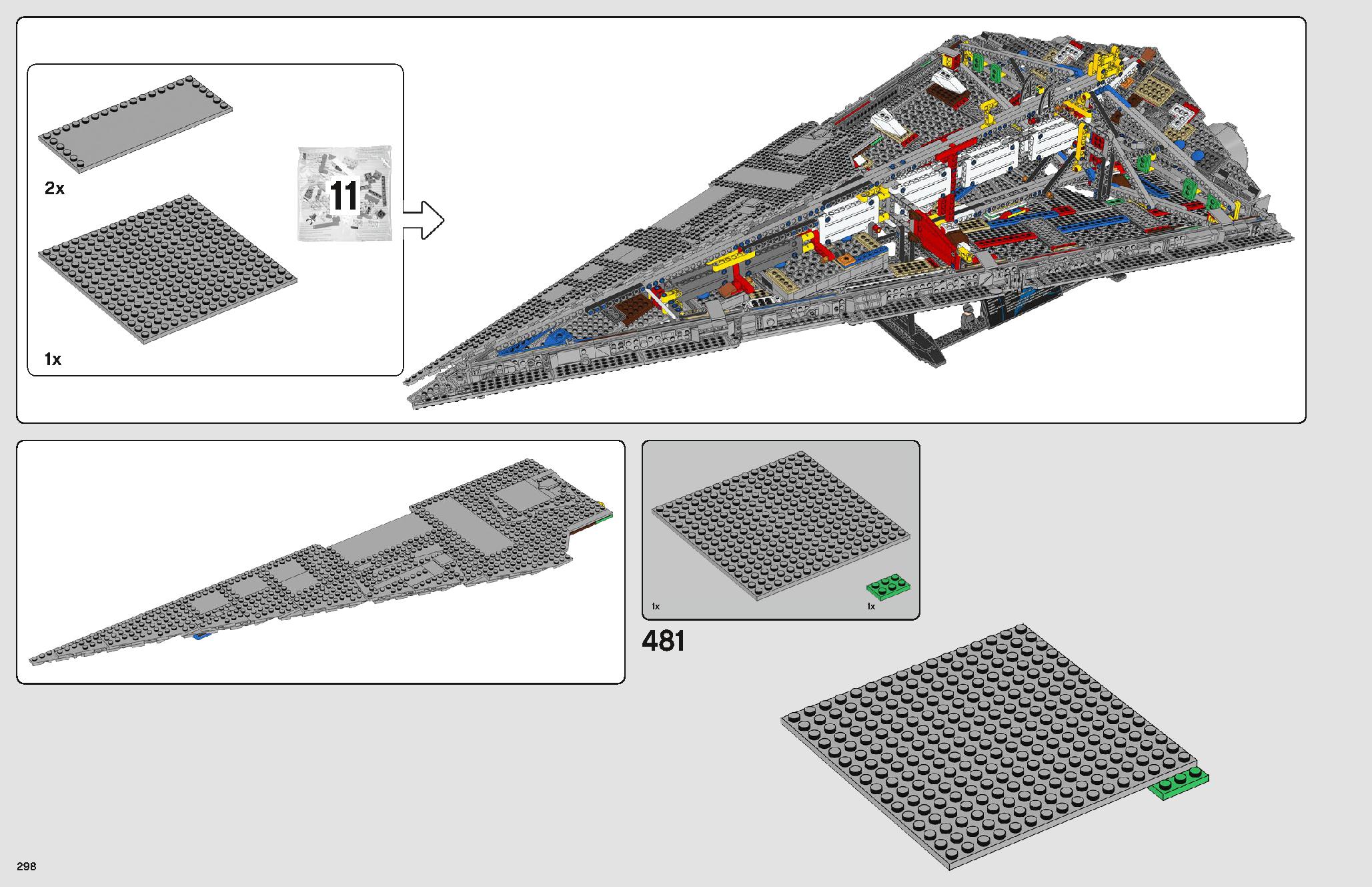 Imperial Star Destroyer 75252 LEGO information LEGO instructions 298 page