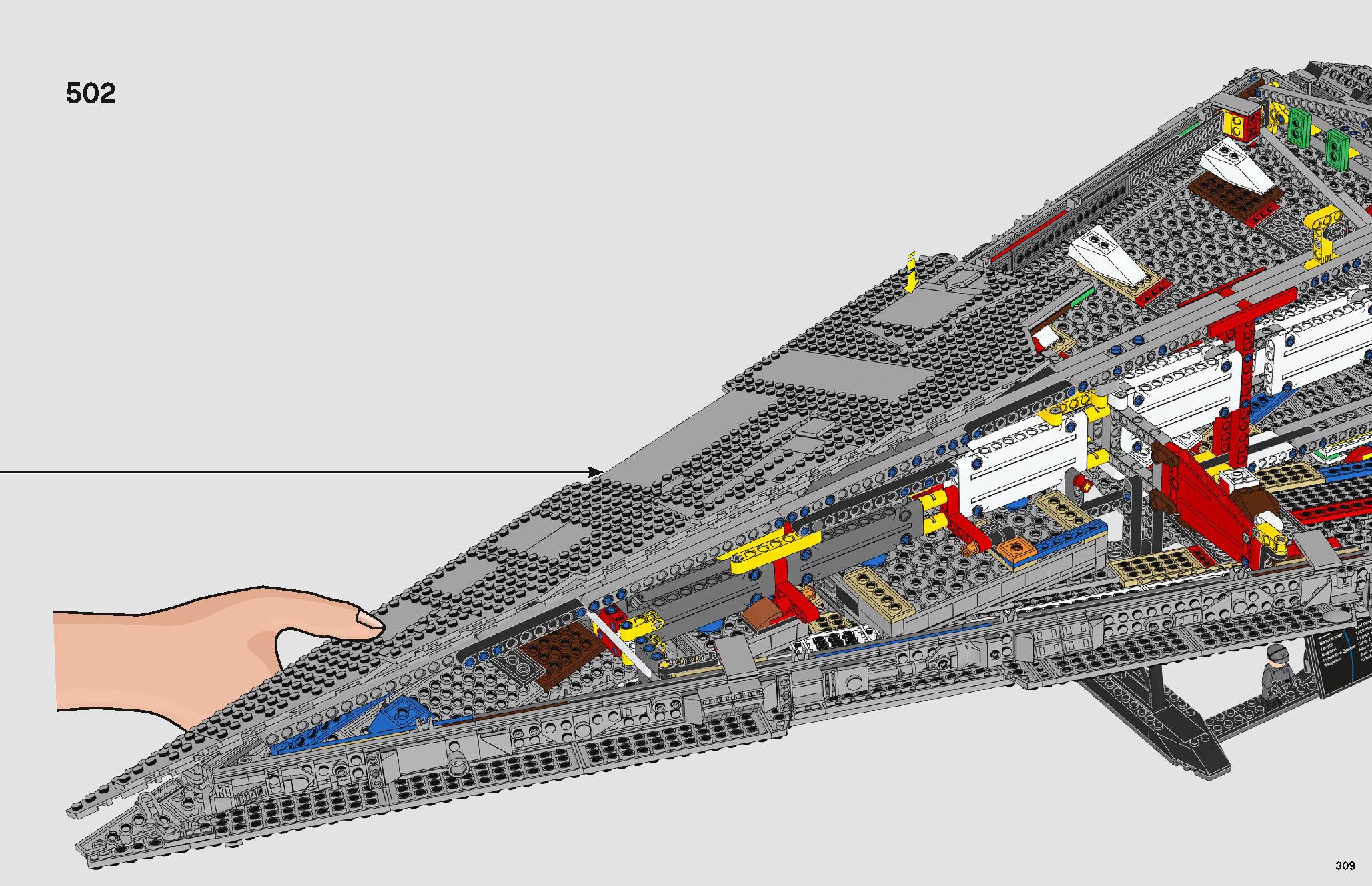 Imperial Star Destroyer 75252 LEGO information LEGO instructions 309 page