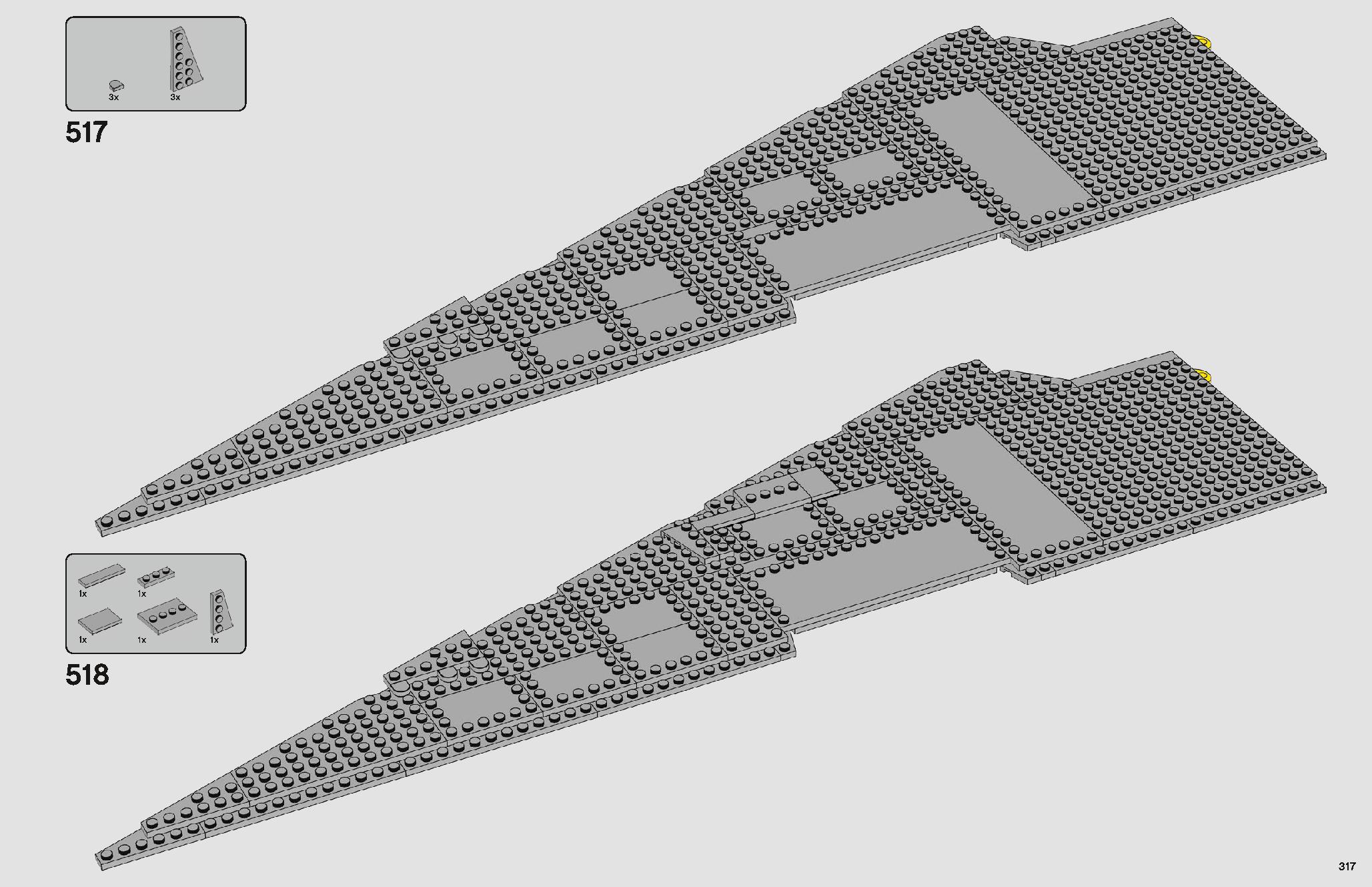 Imperial Star Destroyer 75252 LEGO information LEGO instructions 317 page