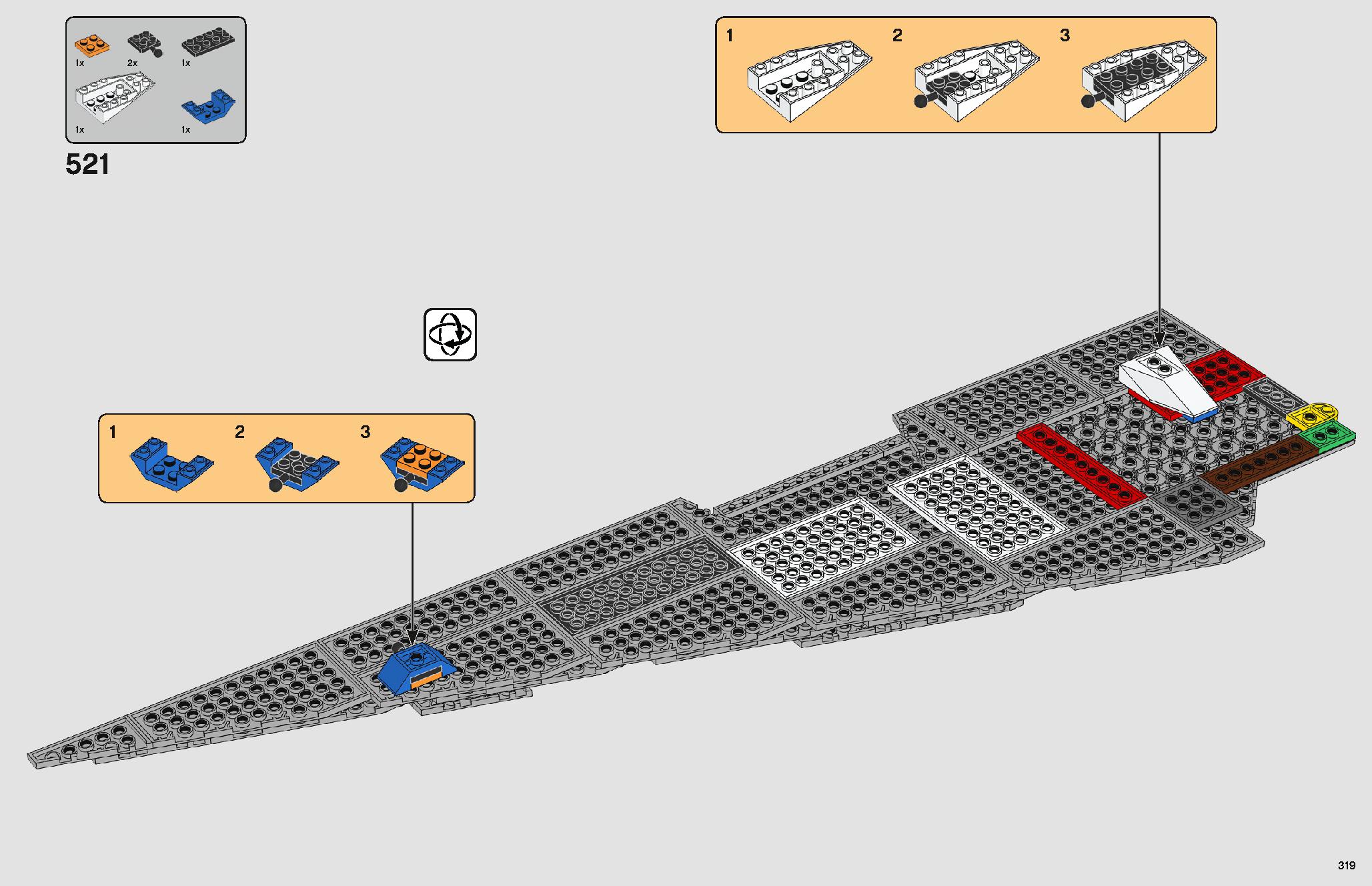 Imperial Star Destroyer 75252 LEGO information LEGO instructions 319 page