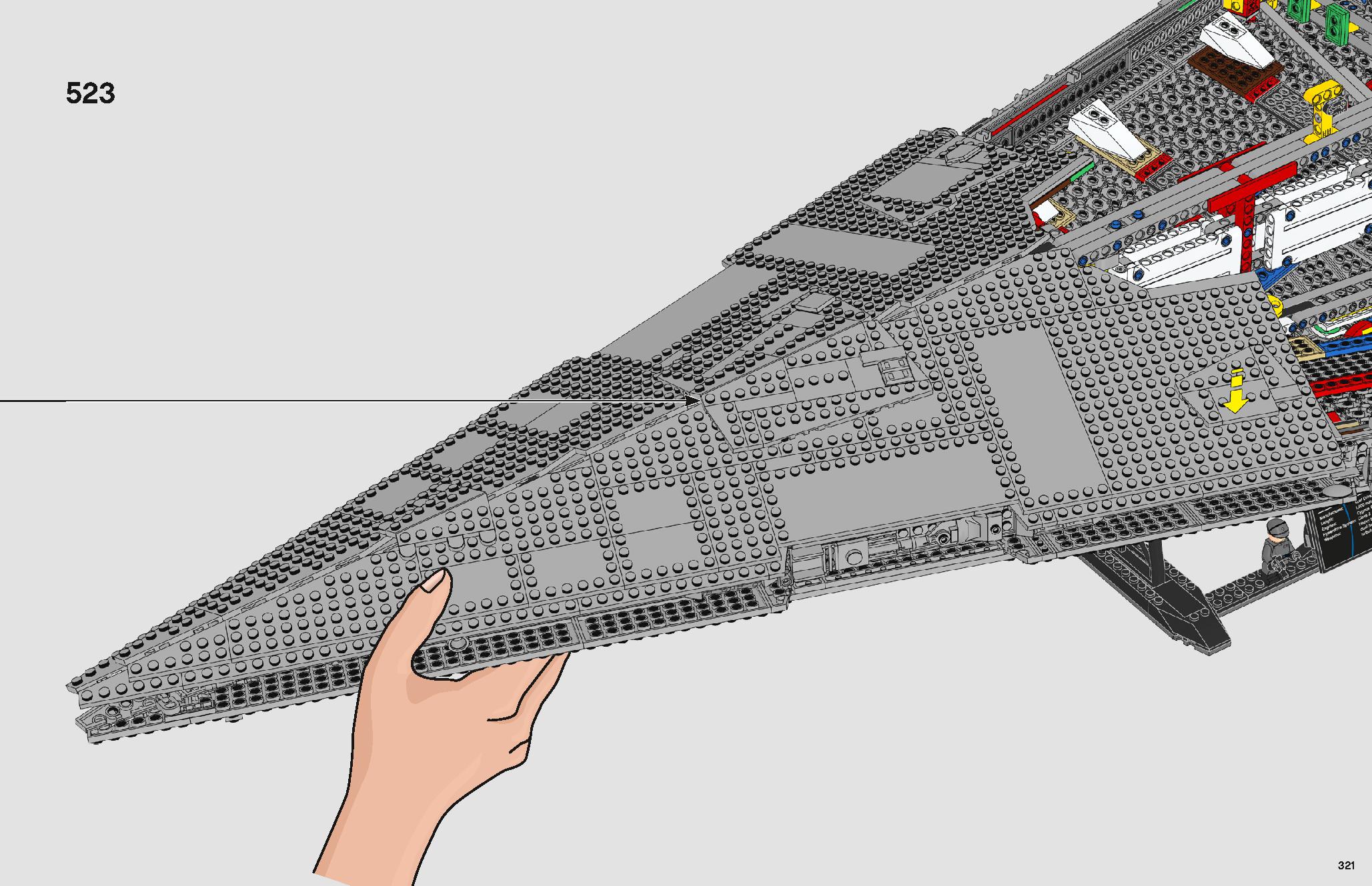 Imperial Star Destroyer 75252 レゴの商品情報 レゴの説明書・組立方法 321 page