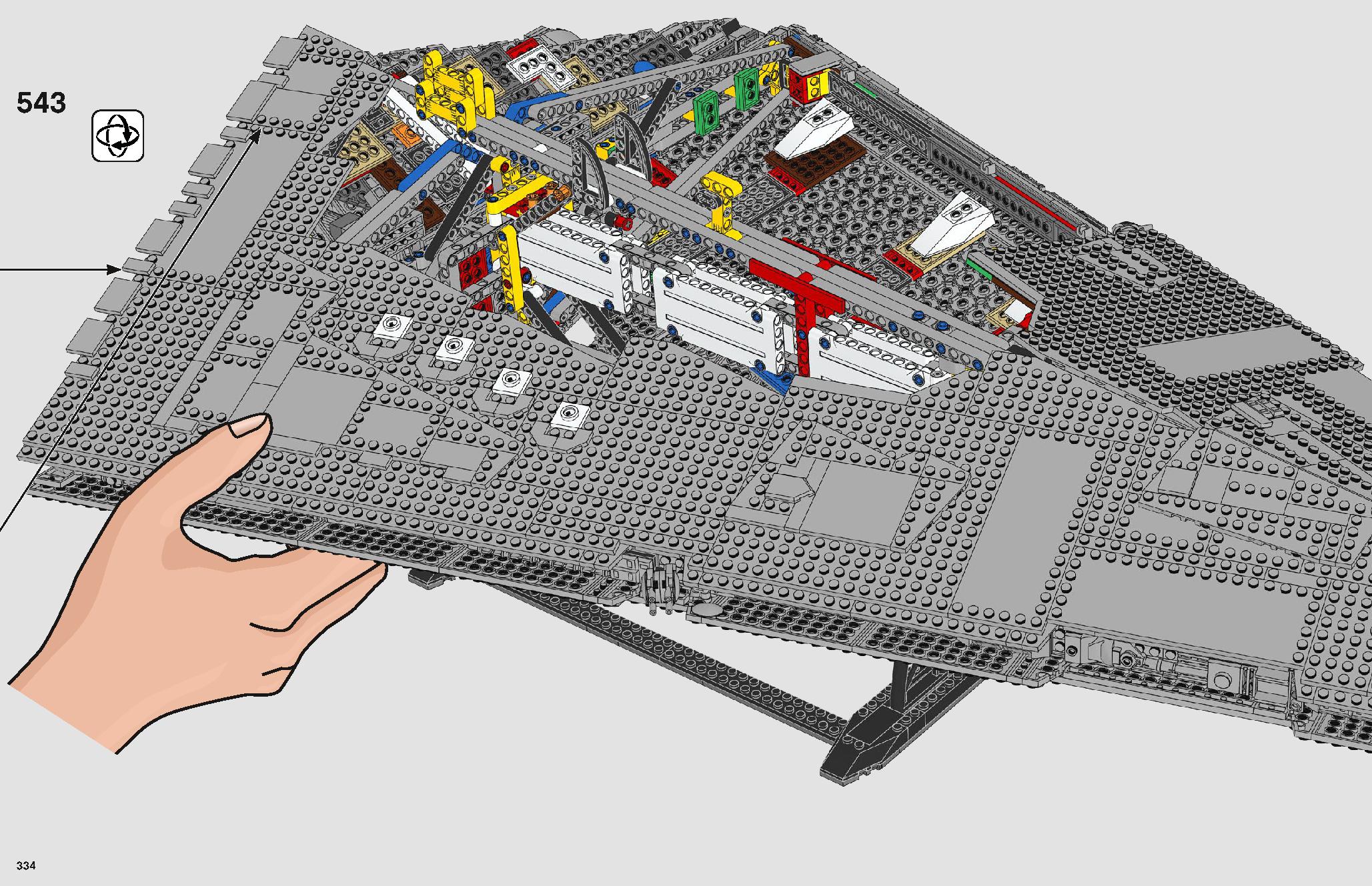 Imperial Star Destroyer 75252 LEGO information LEGO instructions 334 page