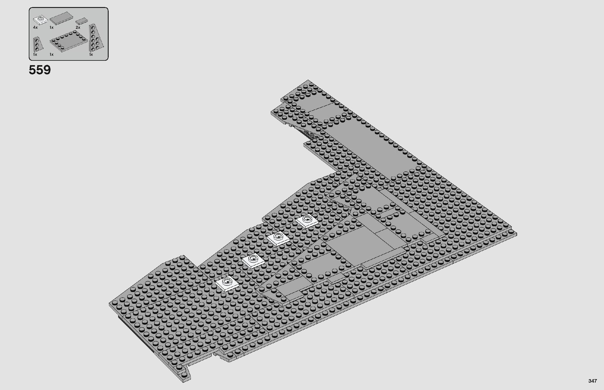 Imperial Star Destroyer 75252 LEGO information LEGO instructions 347 page