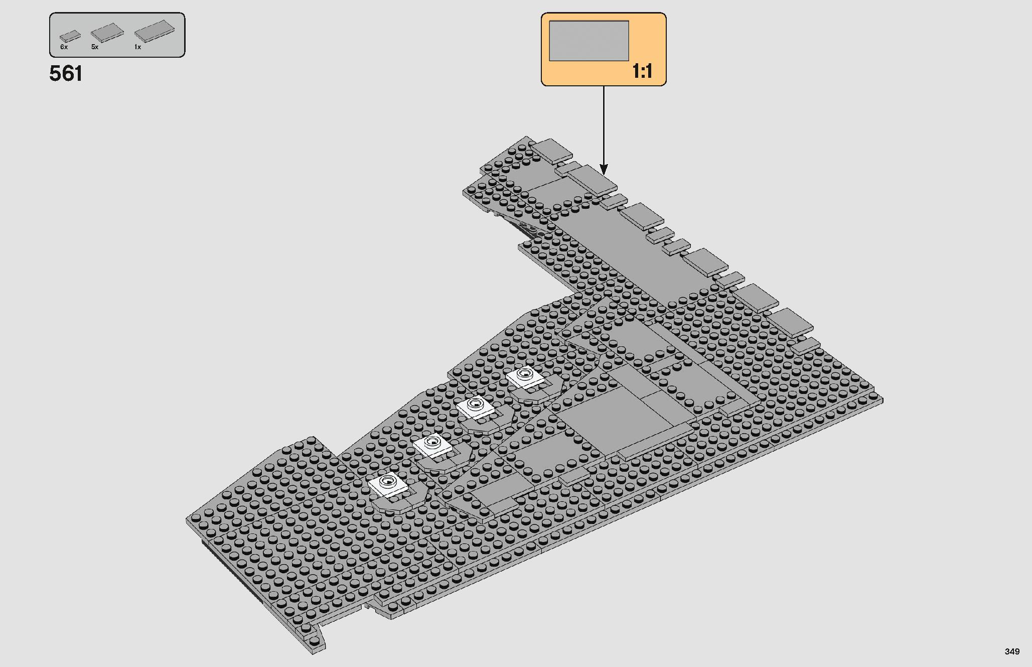 Imperial Star Destroyer 75252 LEGO information LEGO instructions 349 page