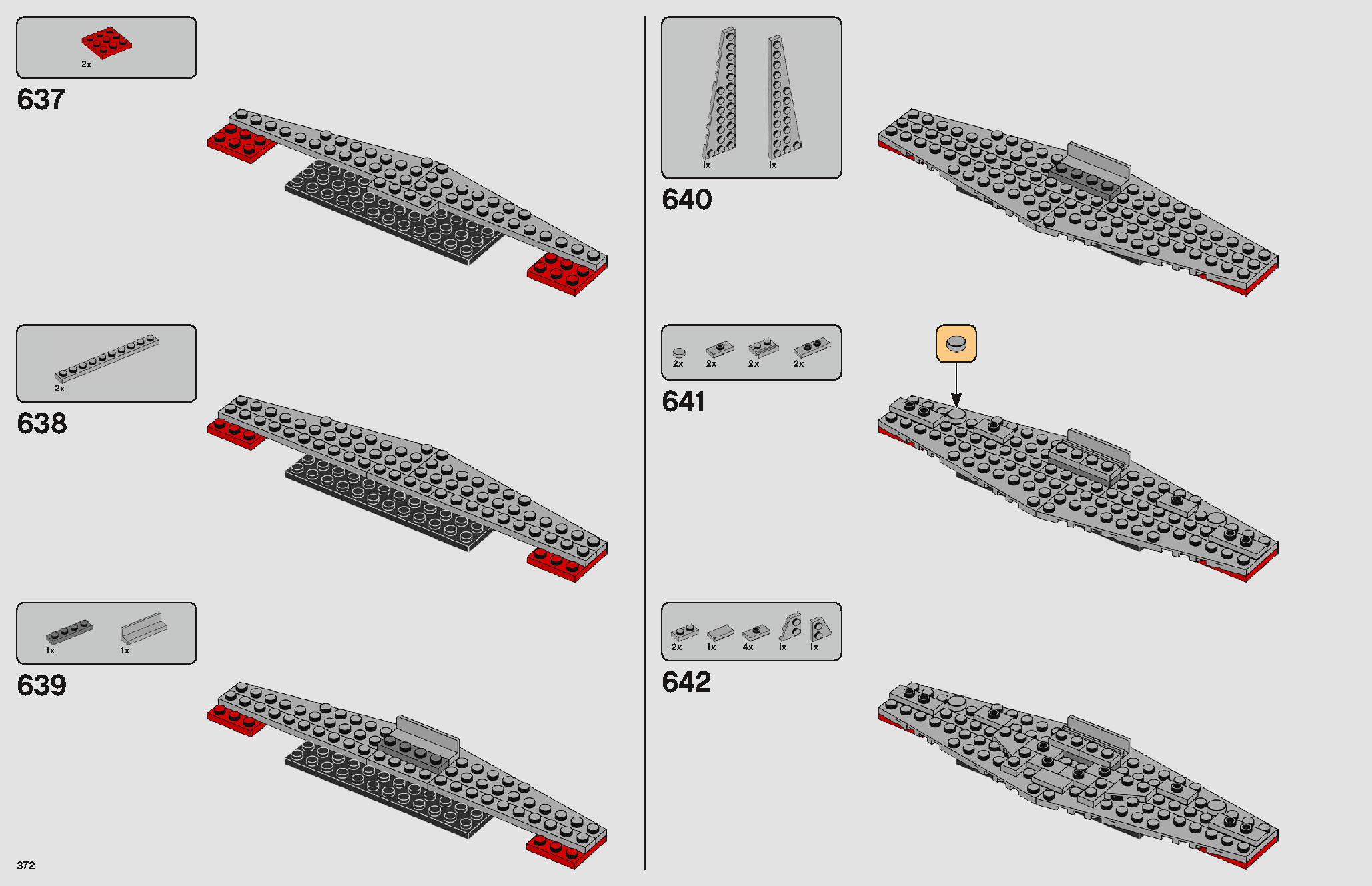 Imperial Star Destroyer 75252 LEGO information LEGO instructions 372 page
