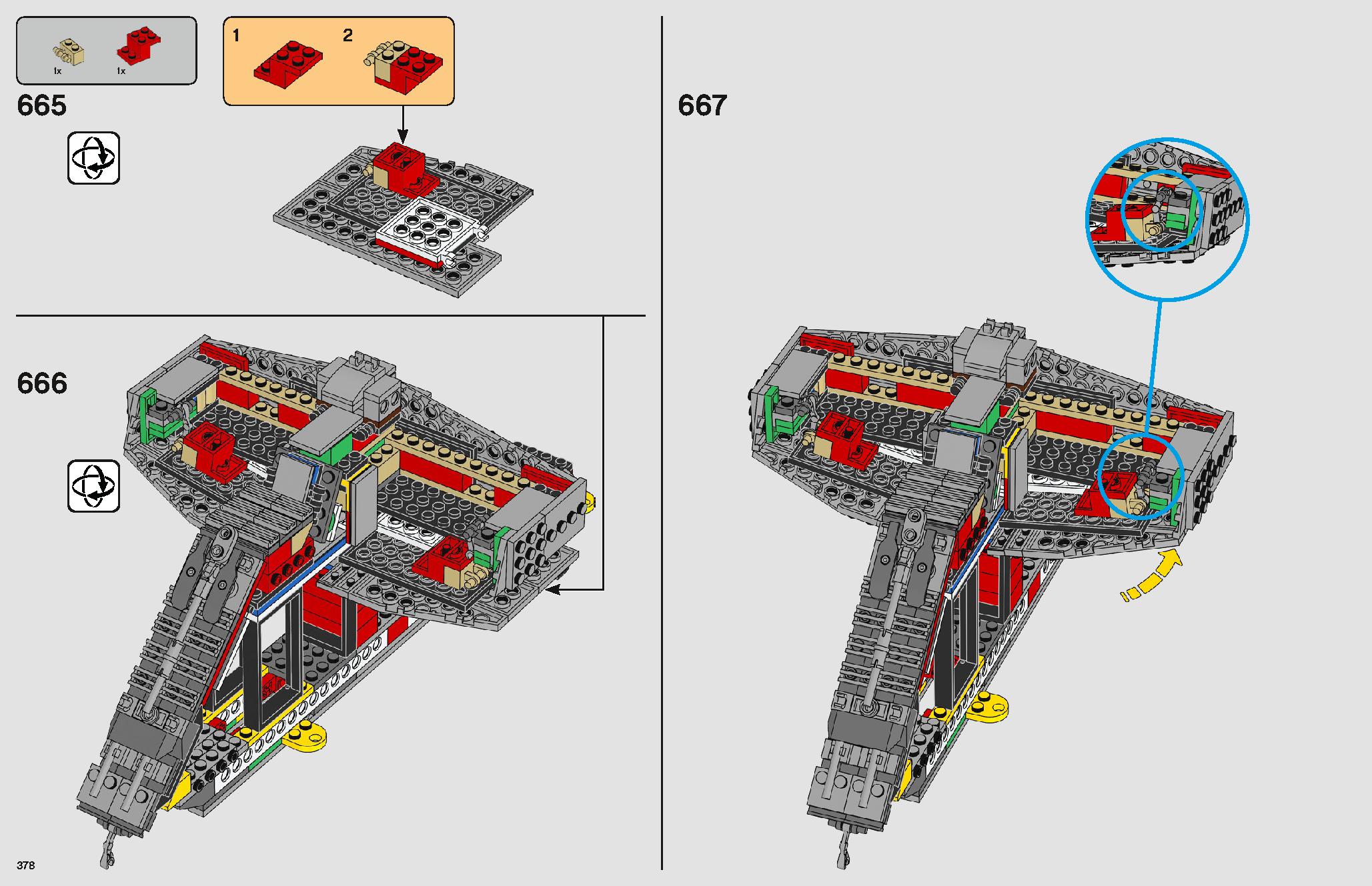Imperial Star Destroyer 75252 LEGO information LEGO instructions 378 page