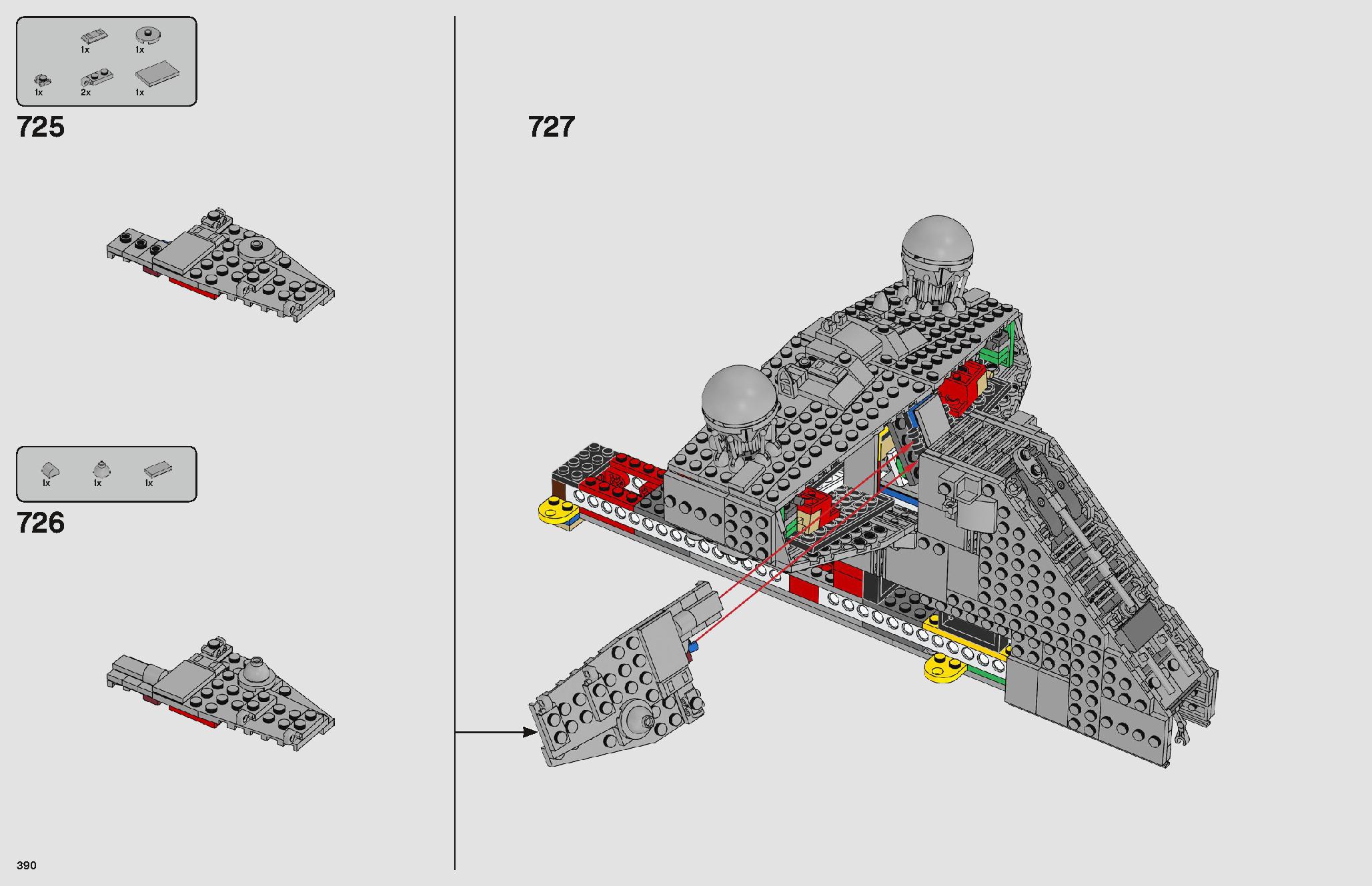 Imperial Star Destroyer 75252 LEGO information LEGO instructions 390 page