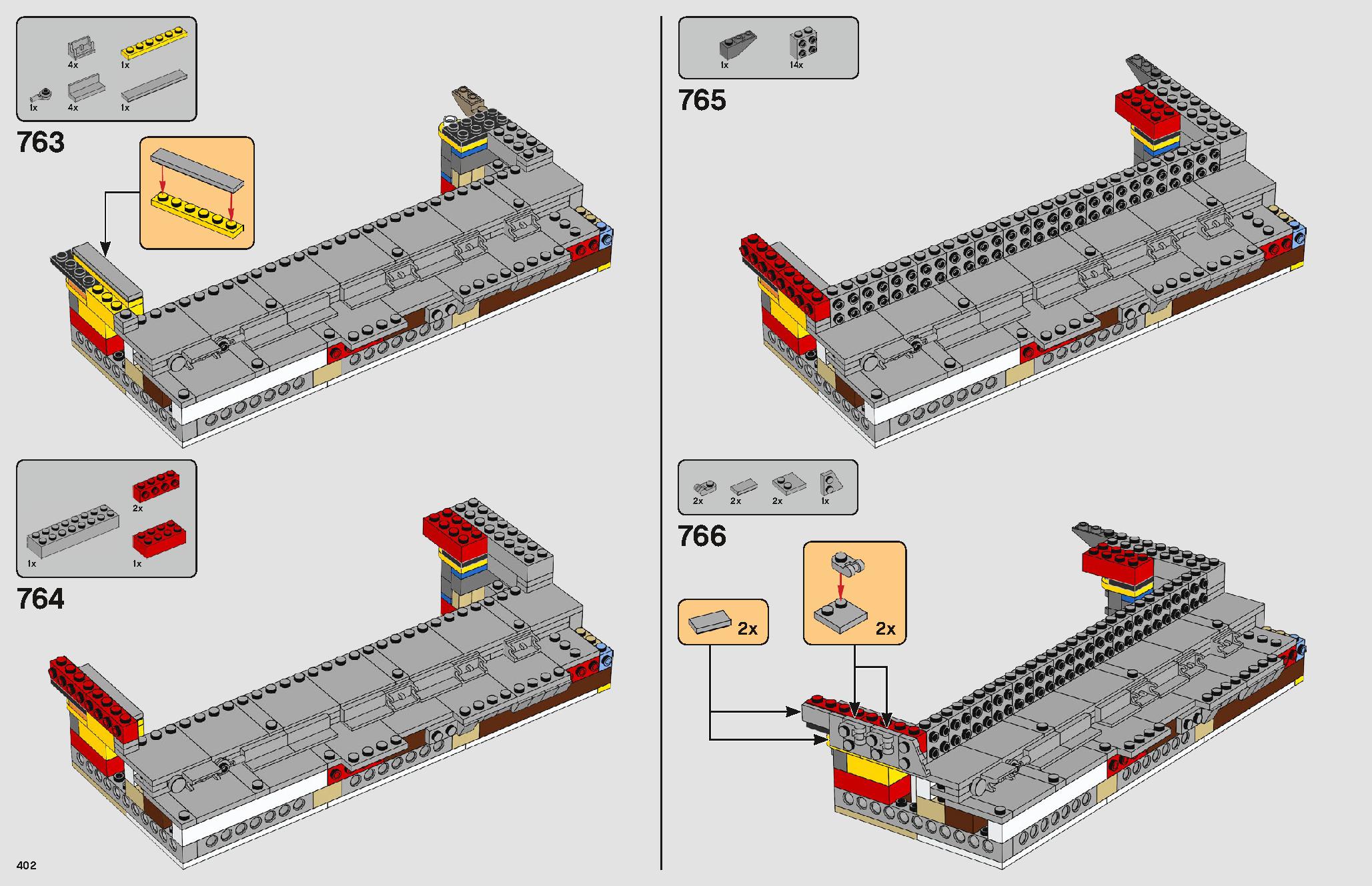 Imperial Star Destroyer 75252 LEGO information LEGO instructions 402 page