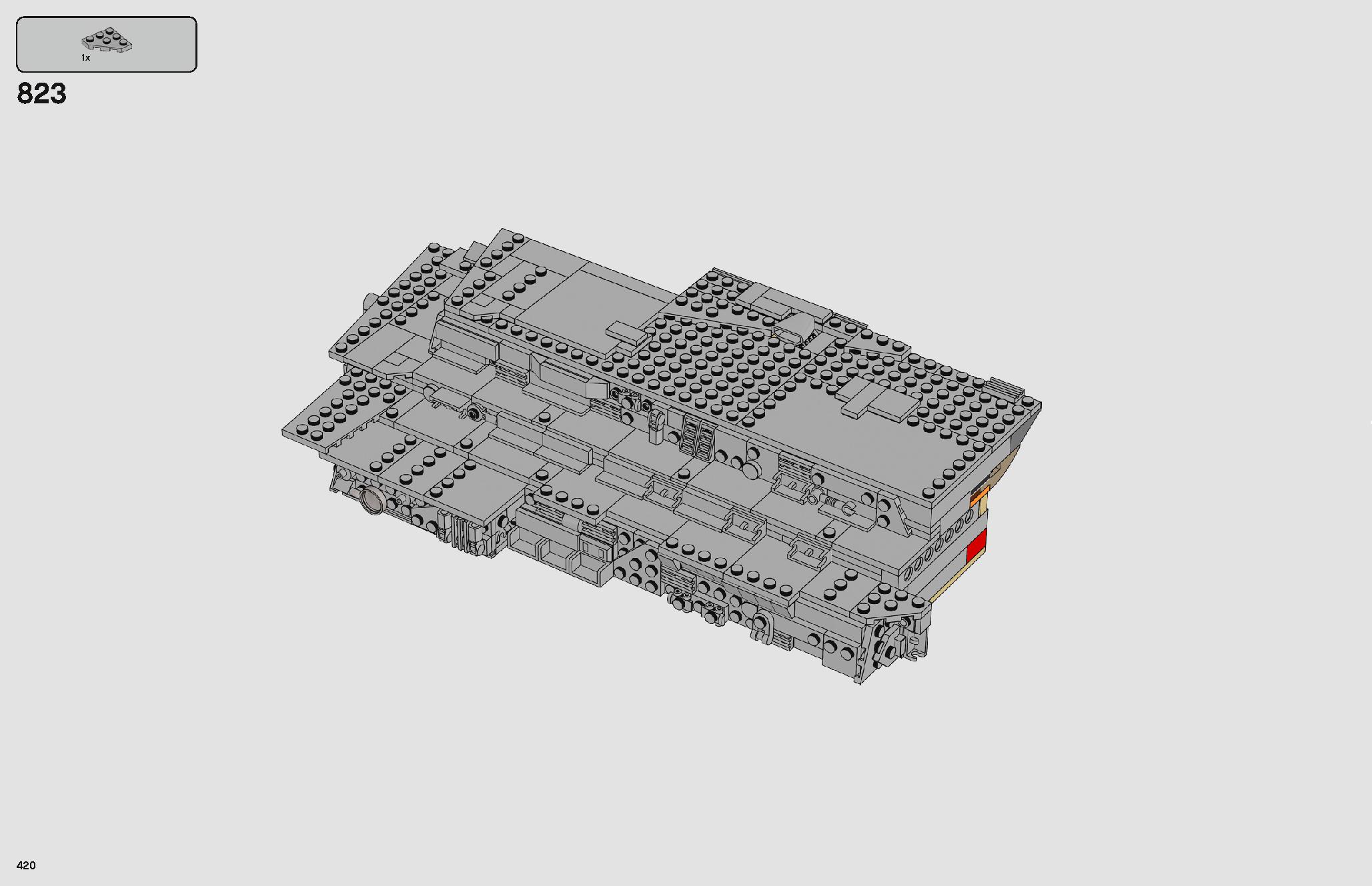 Imperial Star Destroyer 75252 LEGO information LEGO instructions 420 page