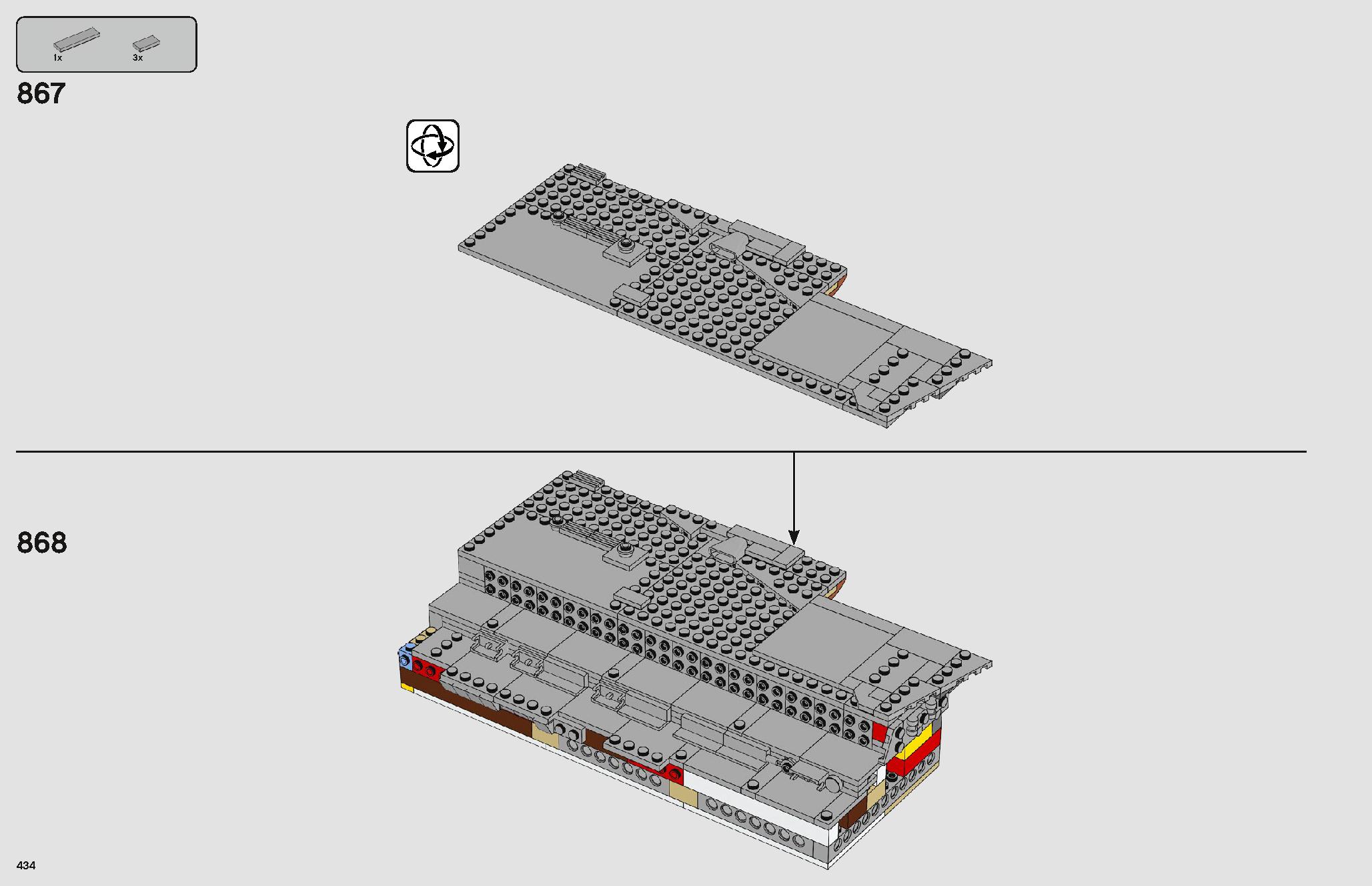 Imperial Star Destroyer 75252 LEGO information LEGO instructions 434 page