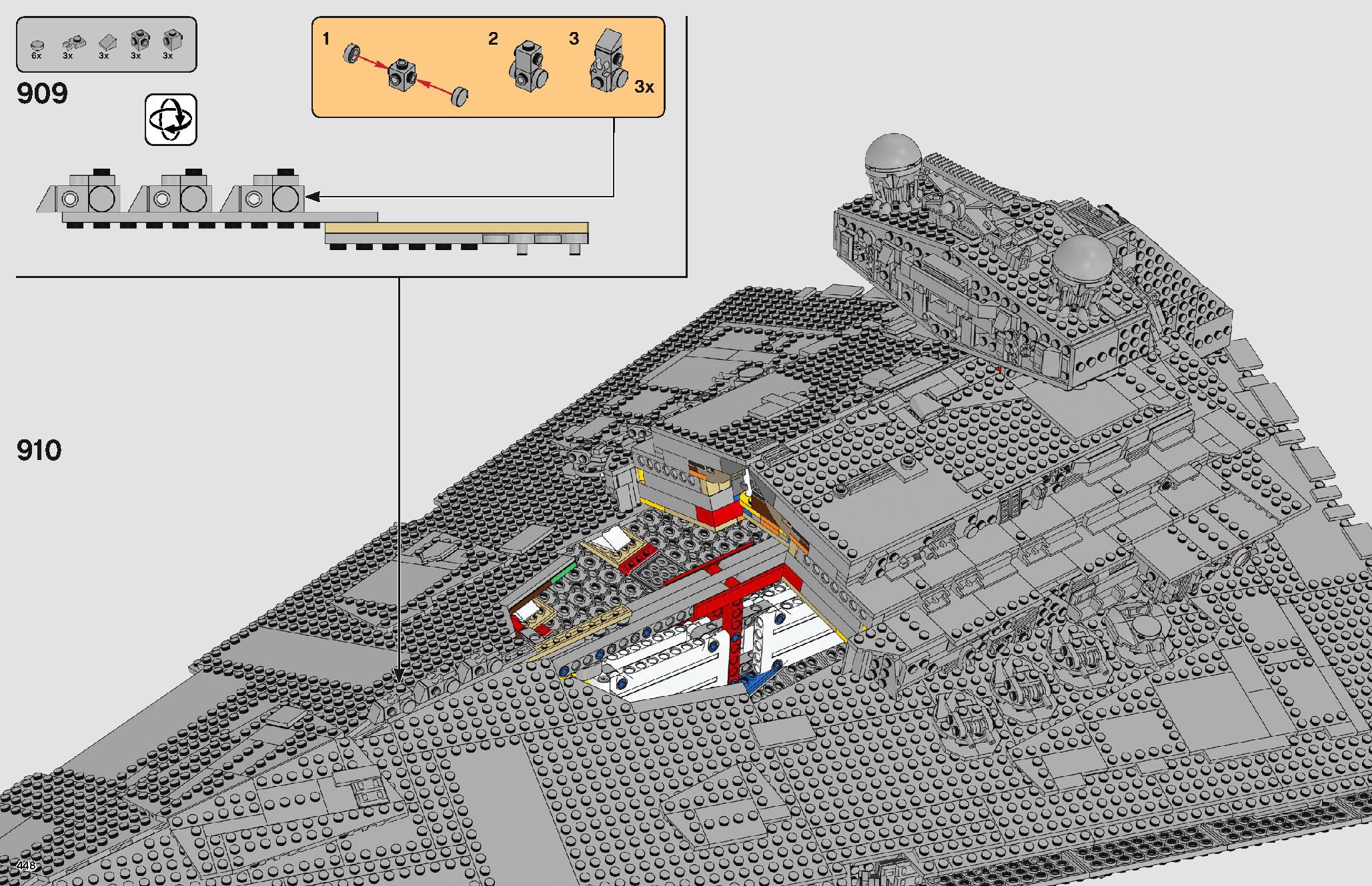 Imperial Star Destroyer 75252 レゴの商品情報 レゴの説明書・組立方法 448 page