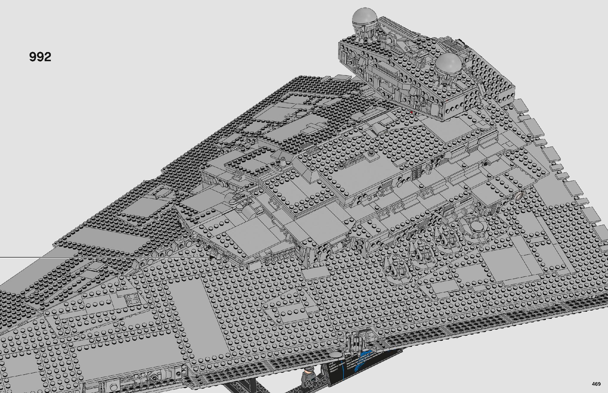 Imperial Star Destroyer 75252 レゴの商品情報 レゴの説明書・組立方法 469 page