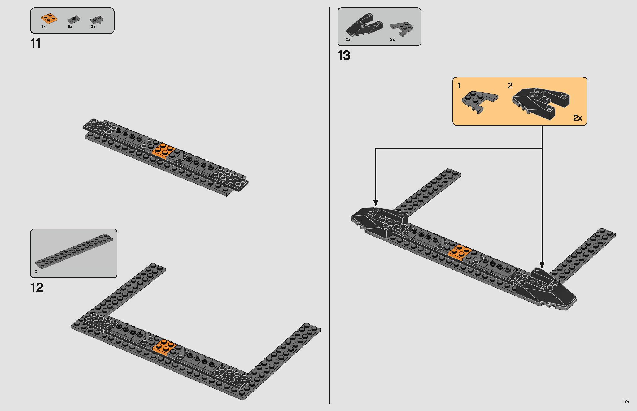 Imperial Star Destroyer 75252 LEGO information LEGO instructions 59 page