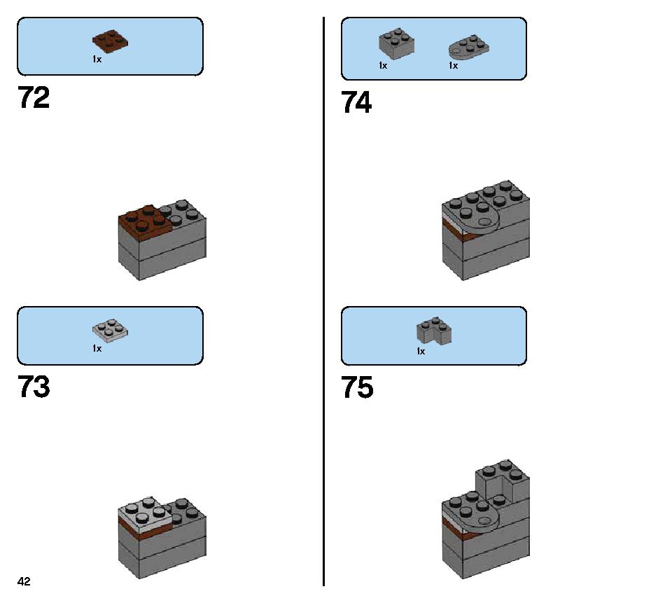 ドロイド・コマンダー 75253 レゴの商品情報 レゴの説明書・組立方法 42 page