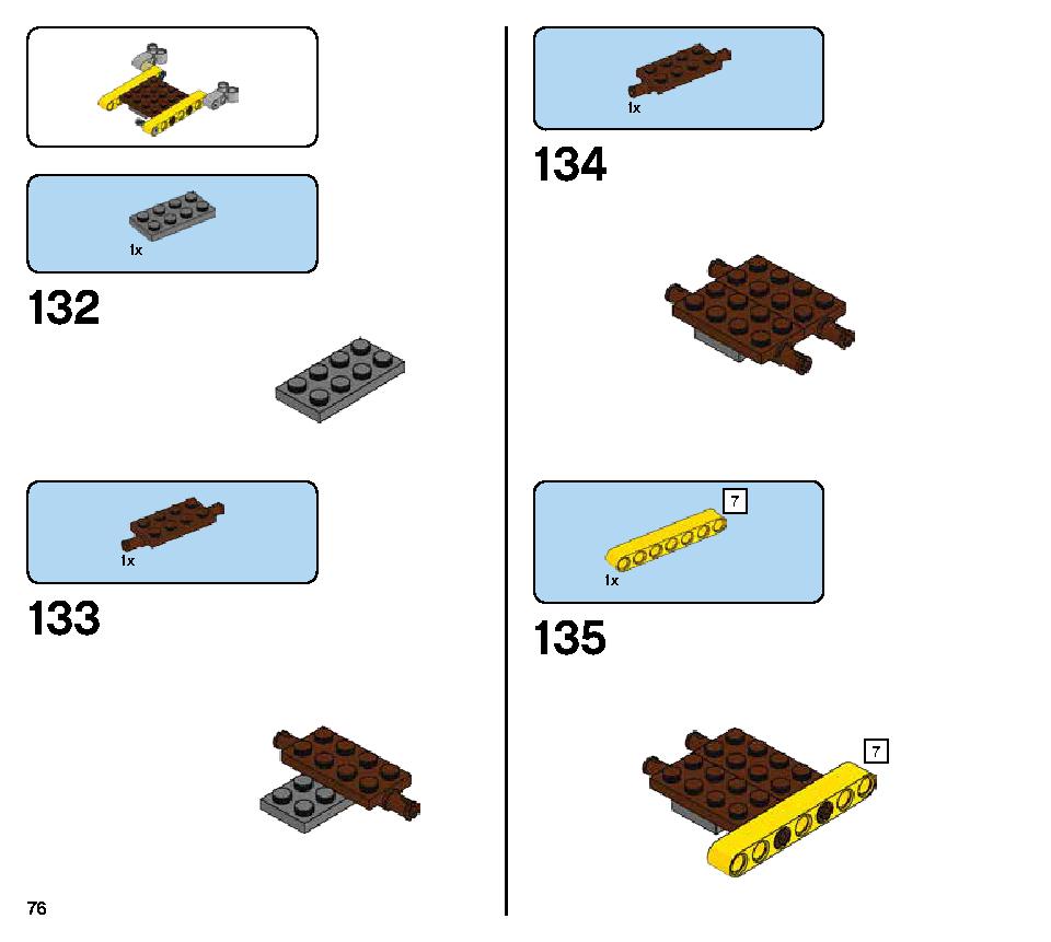 ドロイド・コマンダー 75253 レゴの商品情報 レゴの説明書・組立方法 76 page