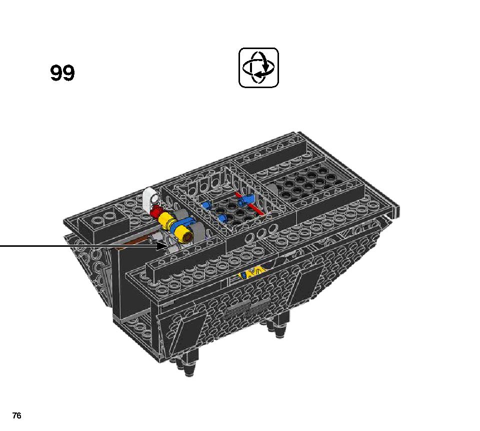 ドロイド・コマンダー 75253 レゴの商品情報 レゴの説明書・組立方法 76 page