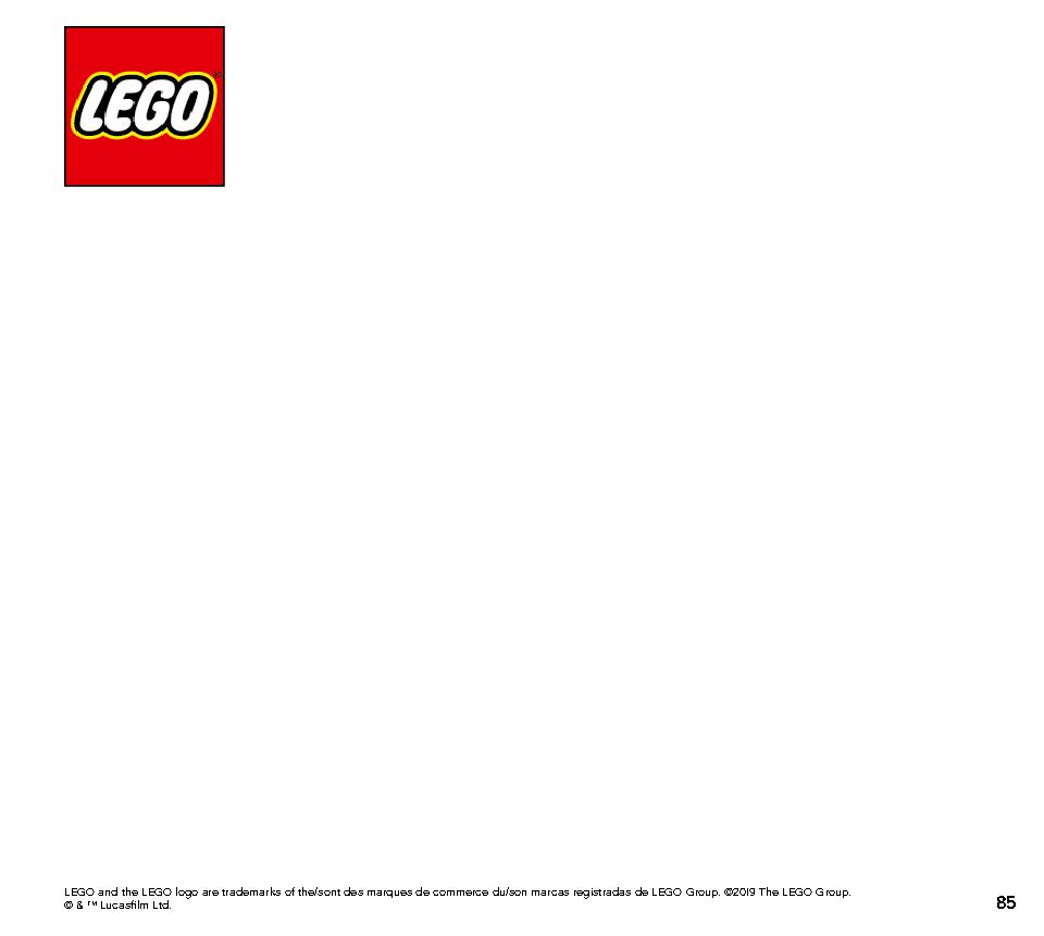 ドロイド・コマンダー 75253 レゴの商品情報 レゴの説明書・組立方法 85 page