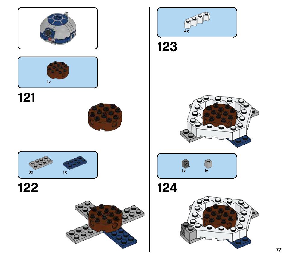 Droid Commander 75253 LEGO information LEGO instructions 77 page