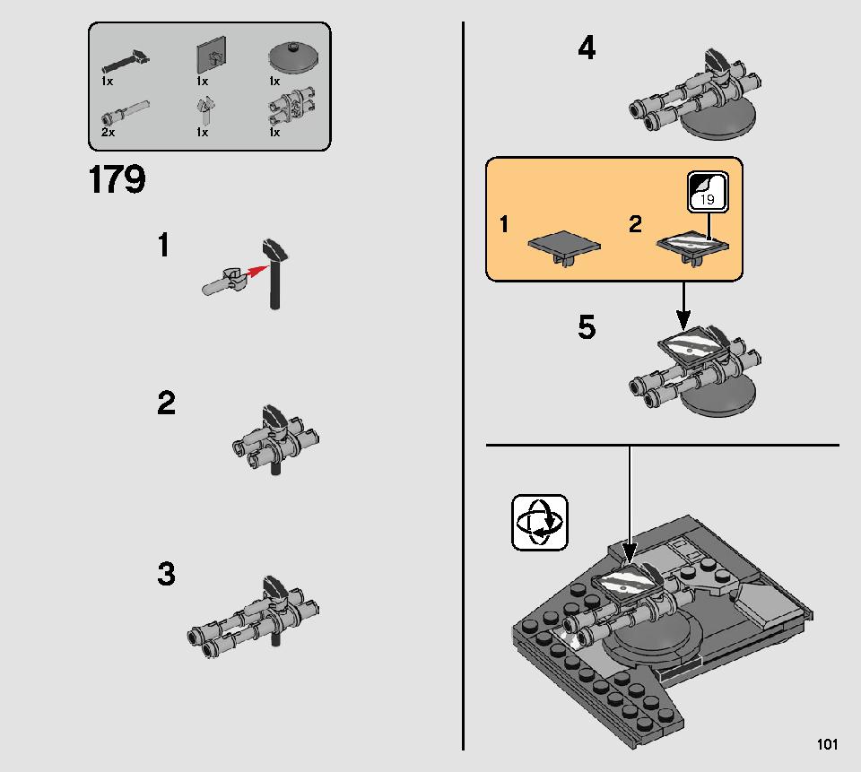 AT-ST™ レイダー 75254 レゴの商品情報 レゴの説明書・組立方法 101 page