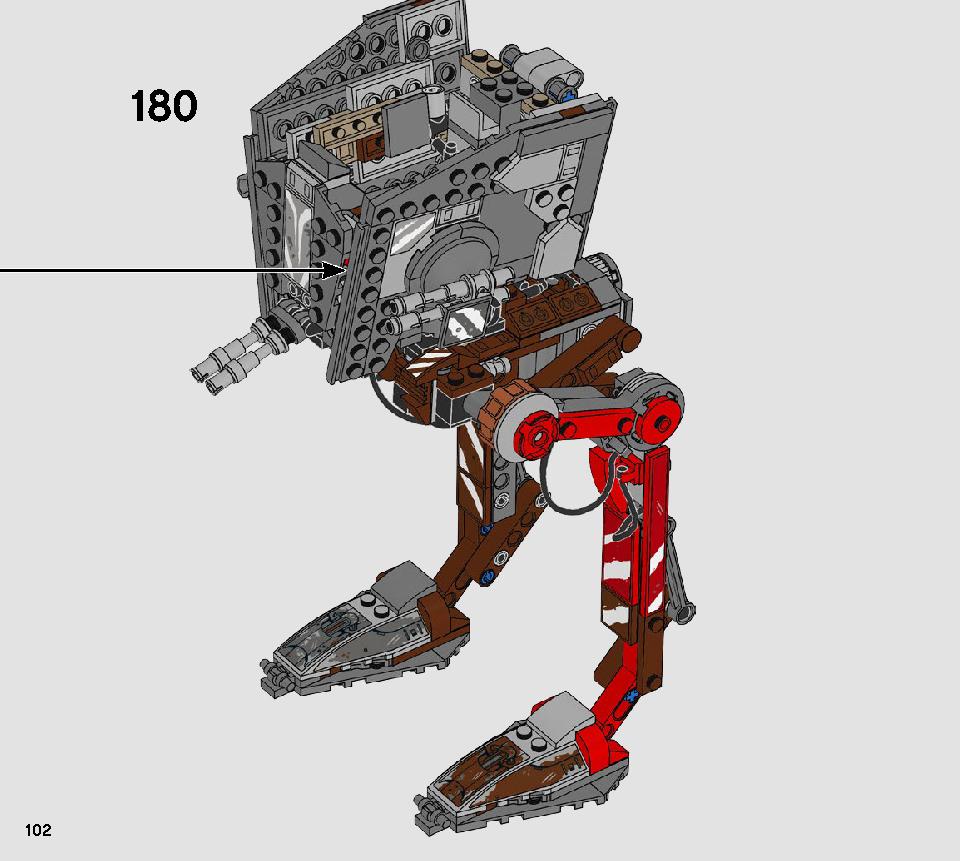 AT-ST Raider 75254 LEGO information LEGO instructions 102 page
