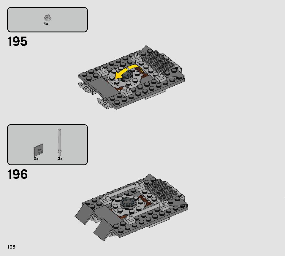 AT-ST Raider 75254 LEGO information LEGO instructions 108 page